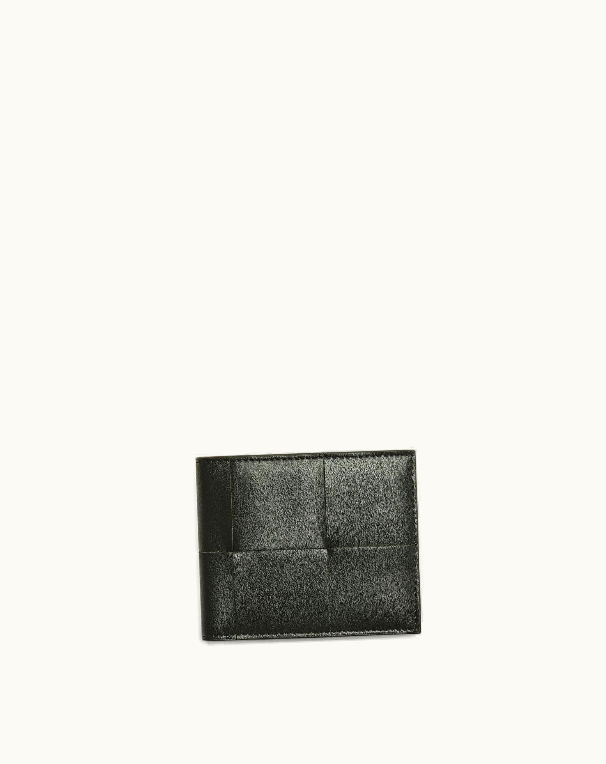 Bottega Veneta Bottega Veneta Men's Cassette Bi-Fold Wallet In Dark Moss