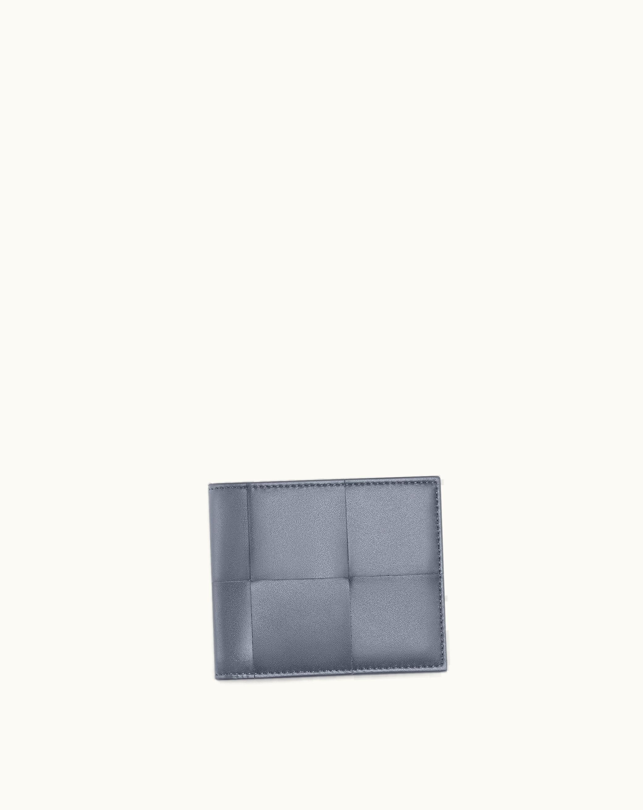 Bottega Veneta Bottega Veneta Men's Cassette Bi-Fold Wallet In Thunder