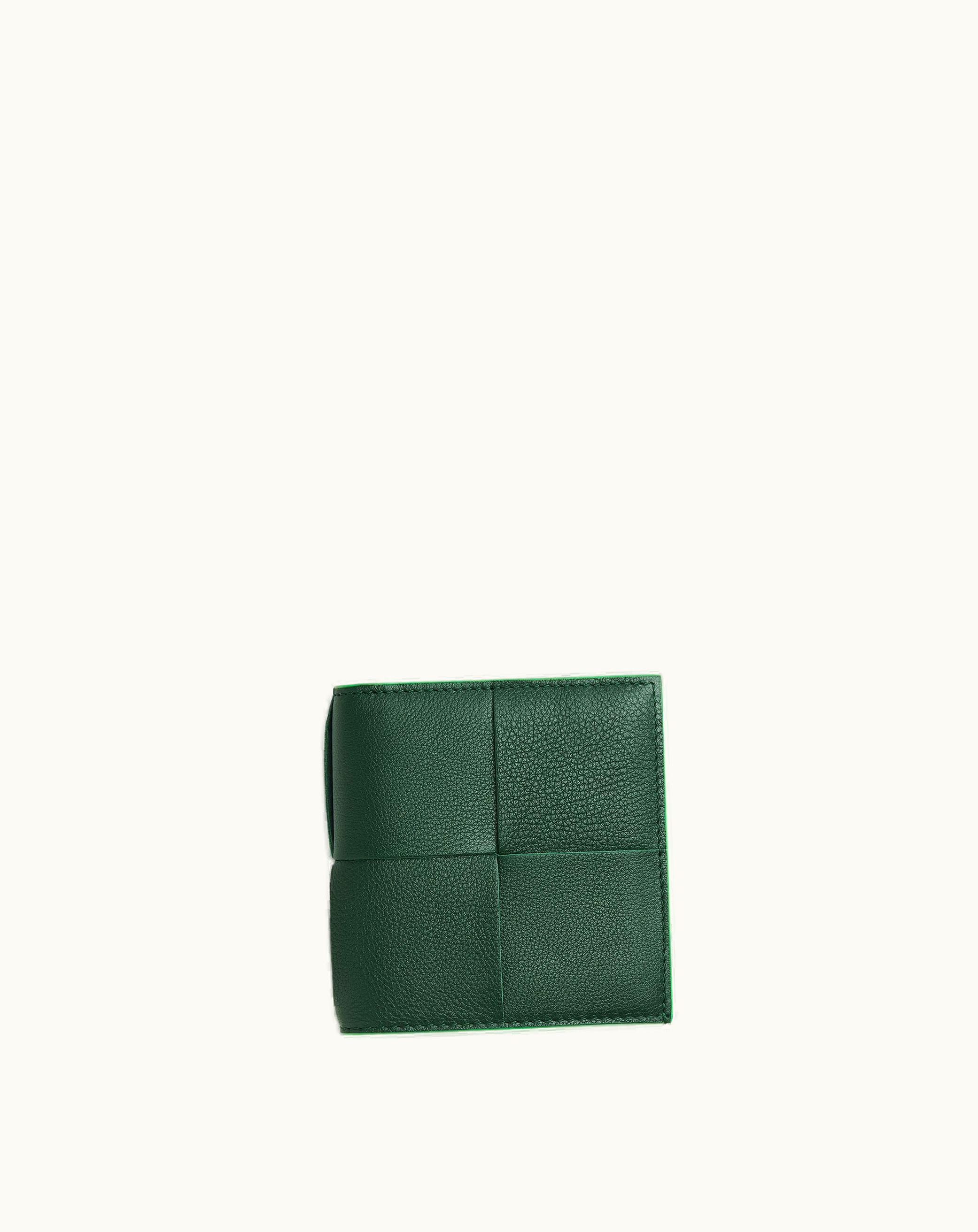 Bottega Veneta Bottega Veneta Men's Cassette Slim Bi-Fold Wallet In Raintree / Parakeet