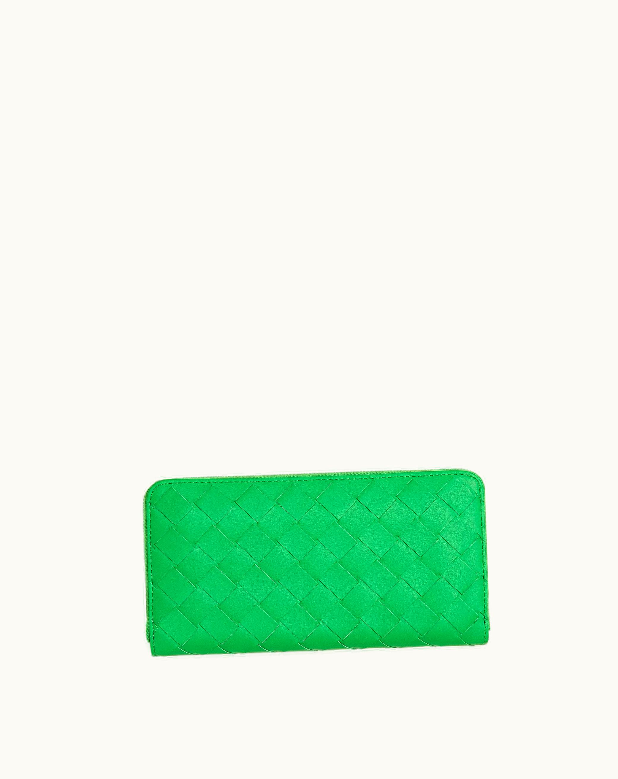 Bottega Veneta Bottega Veneta Men's Intrecciato Zip Around Wallet In Parakeet