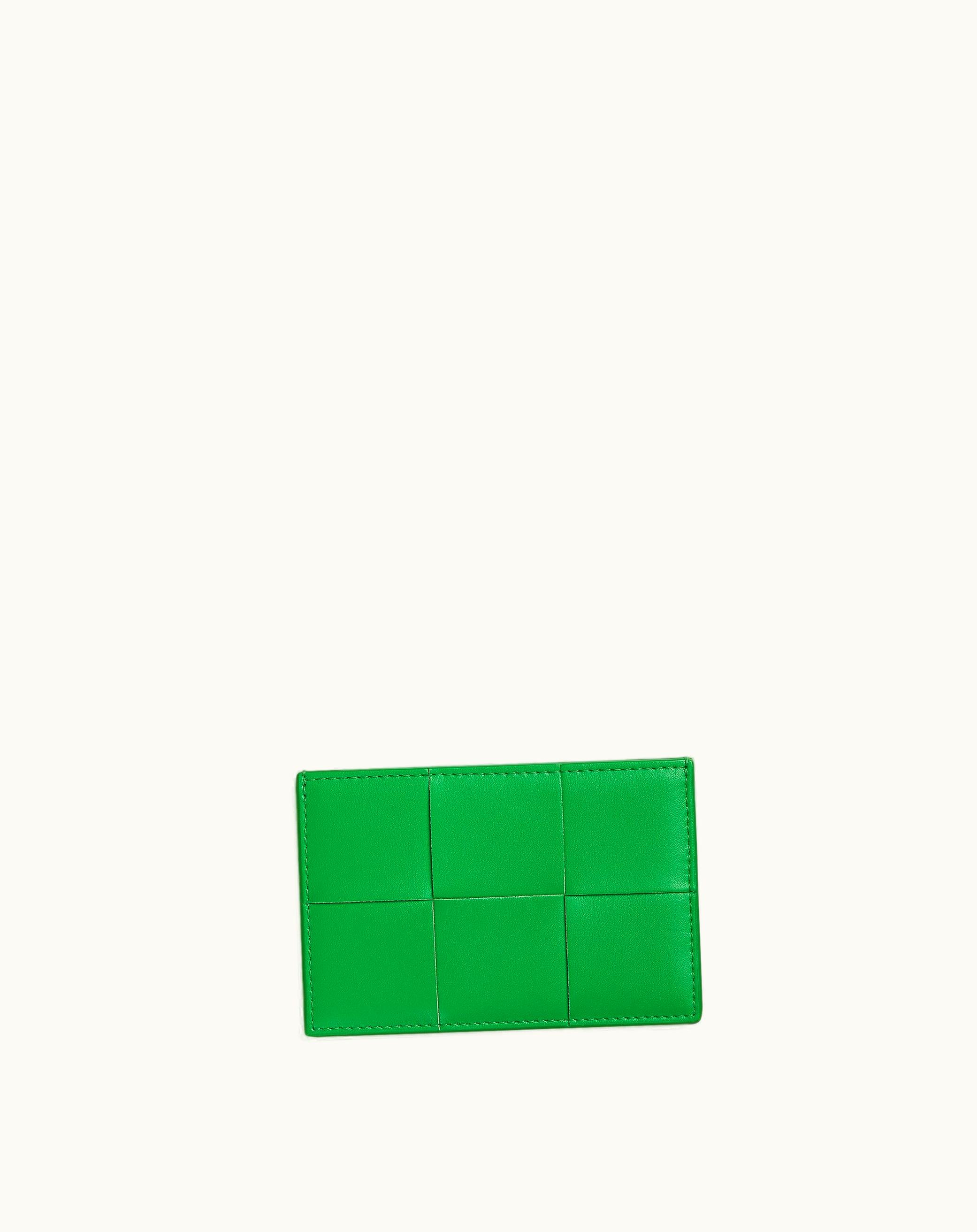Bottega Veneta Bottega Veneta Men's Cassette Credit Card Case In Parakeet