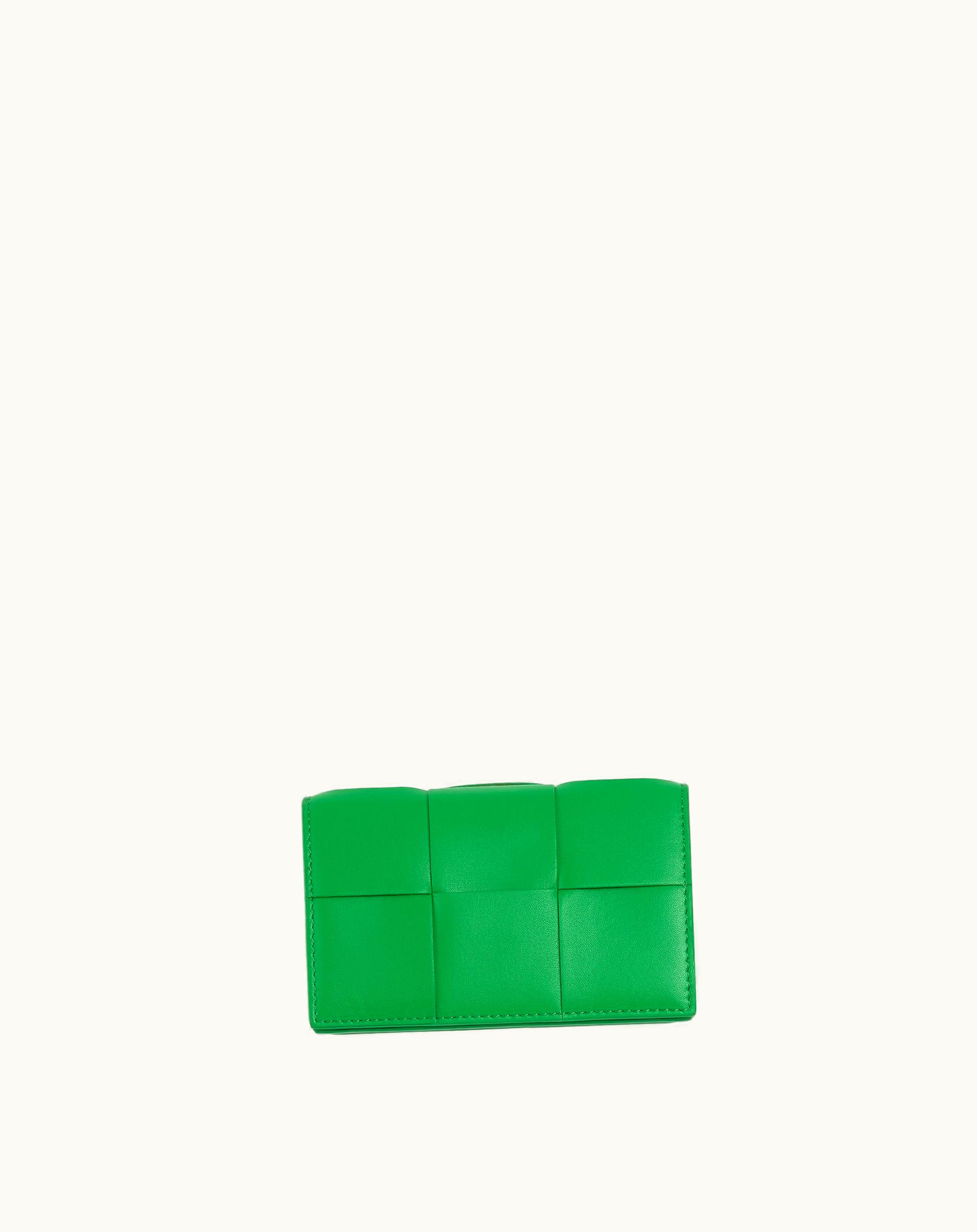 Bottega Veneta Bottega Veneta Men's Cassette Business Card Case In Parakeet