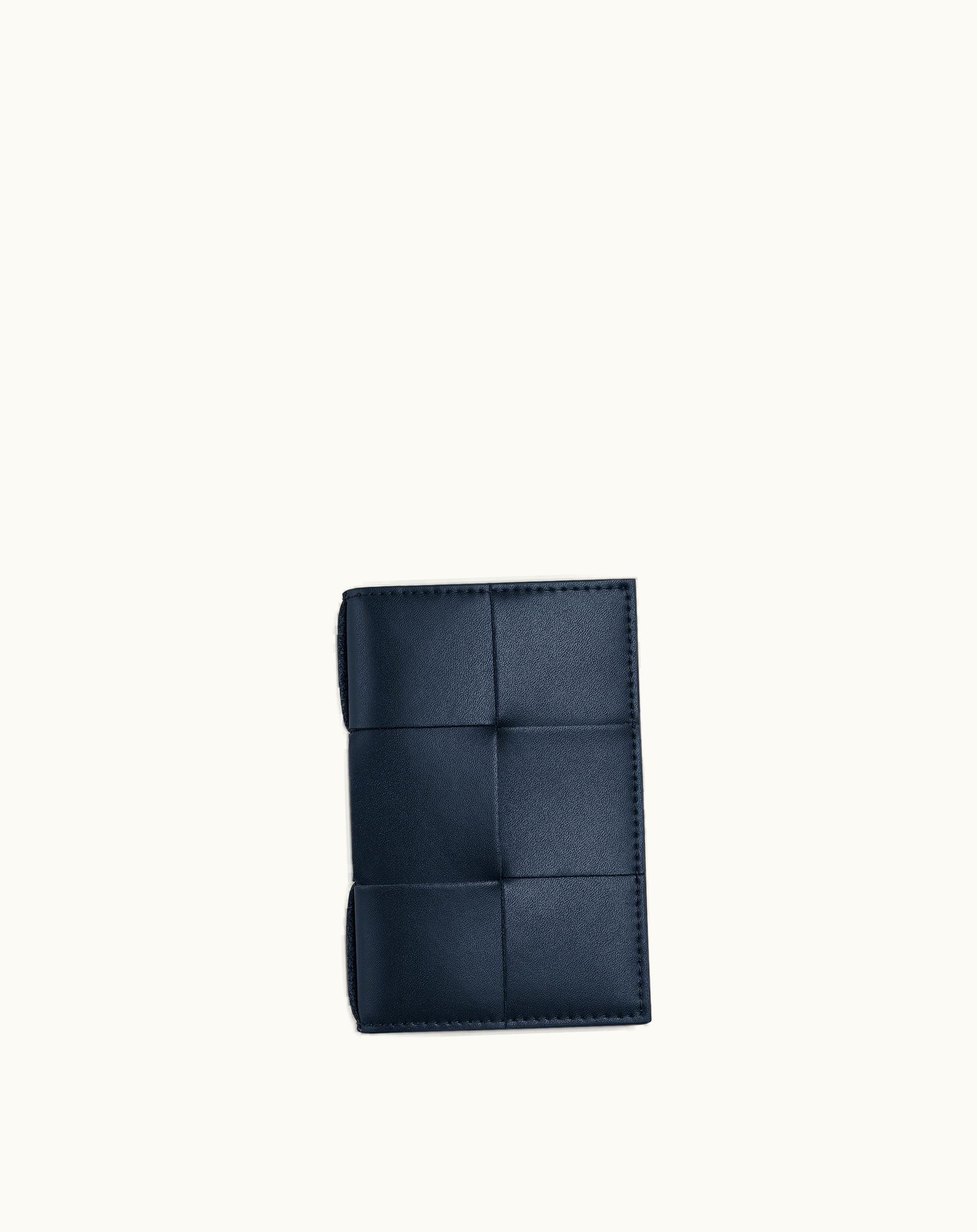Bottega Veneta Bottega Veneta Men's Cassette Flap Card Case In Space