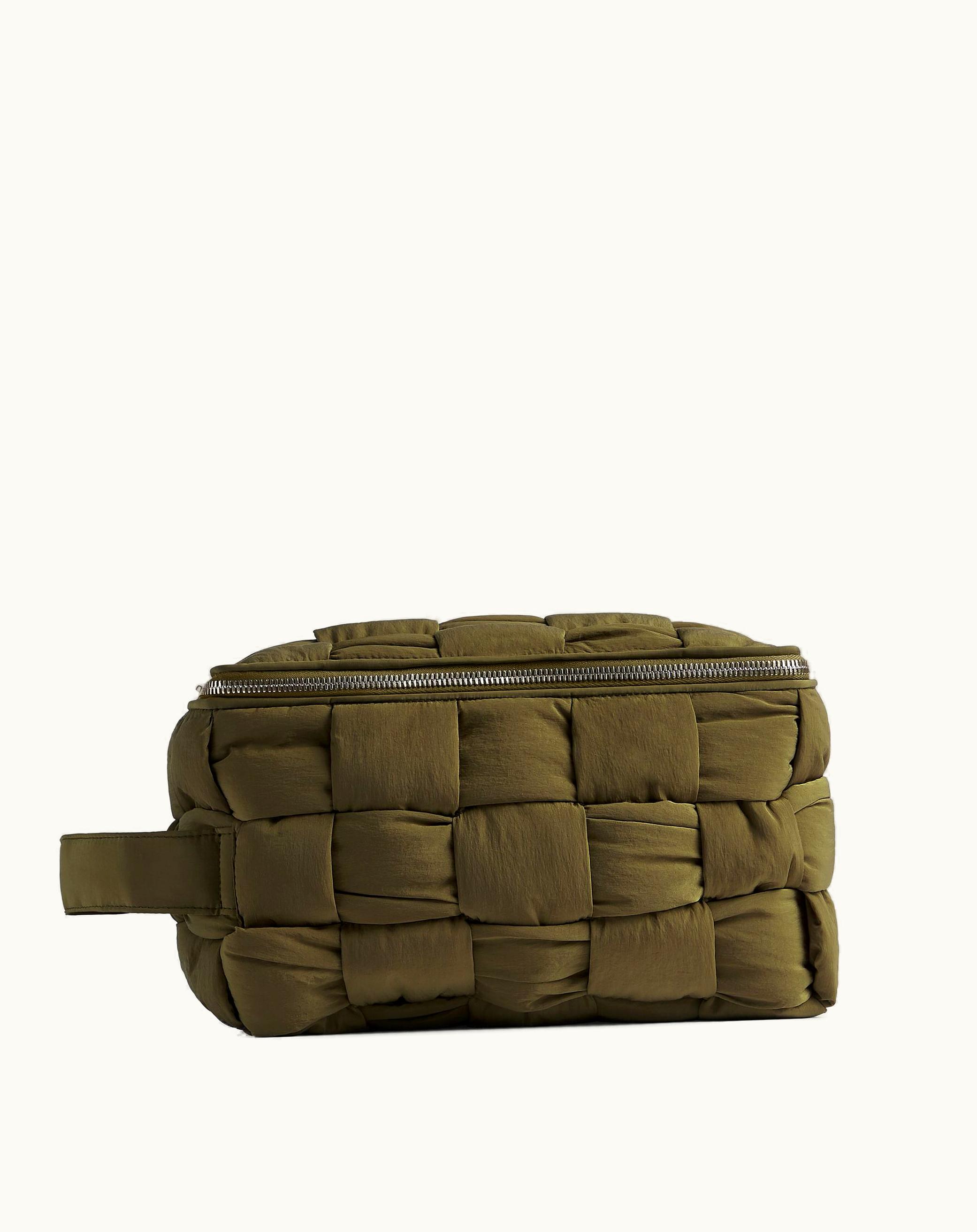 Bottega Veneta Bottega Veneta Men's Cassette Travel Pouch In Mud