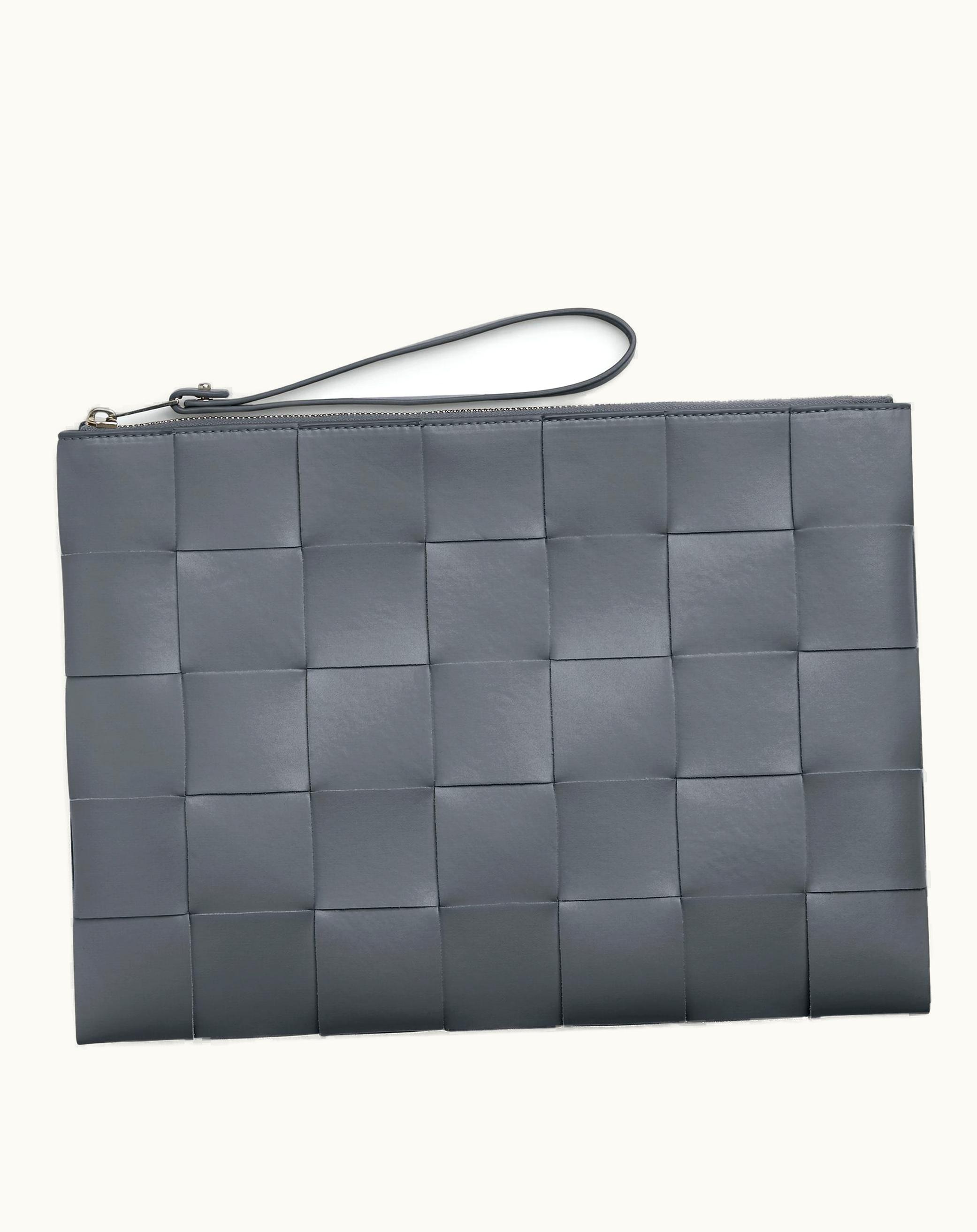 Bottega Veneta Bottega Veneta Men's Large Cassette Pouch In Thunder