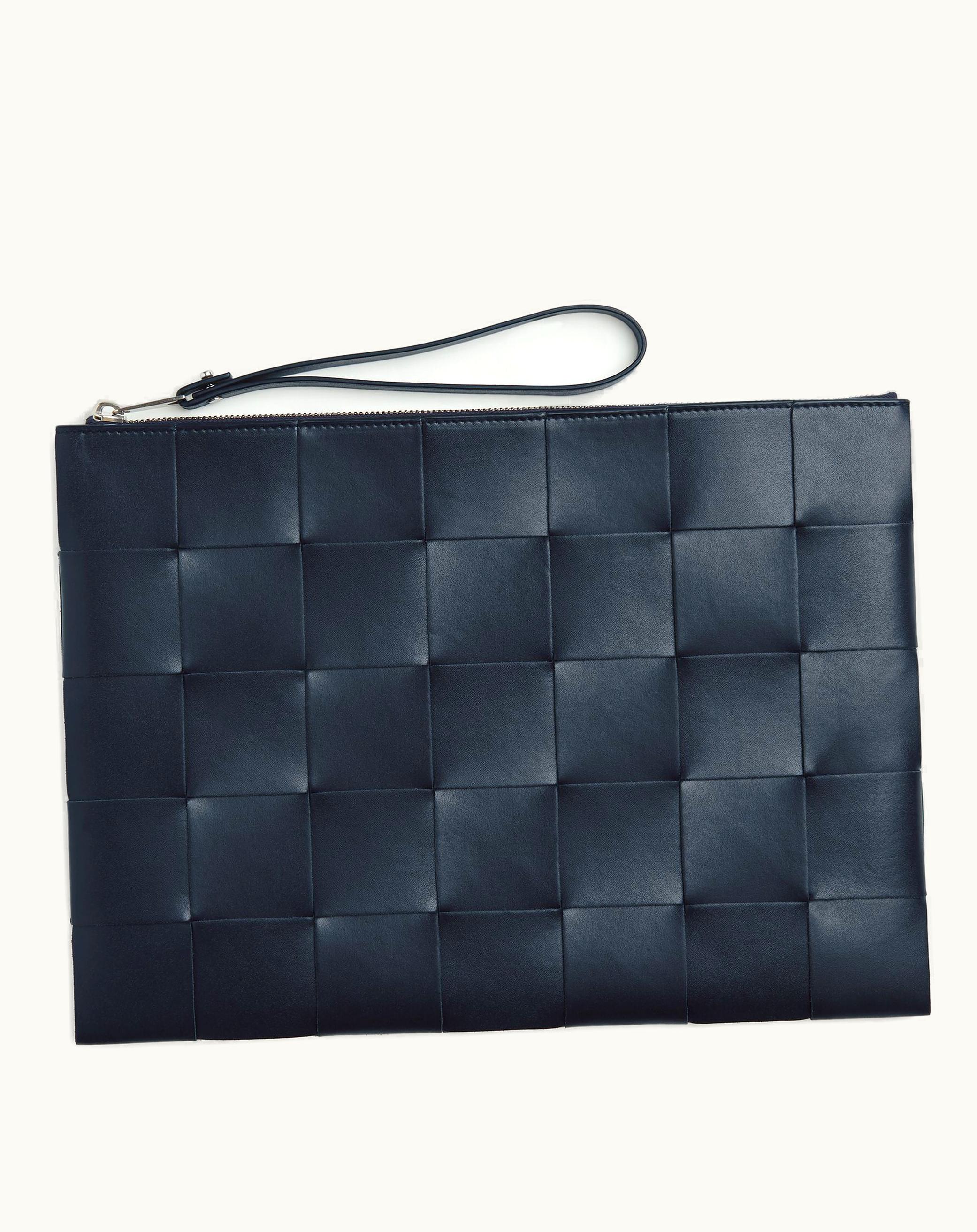 Bottega Veneta Bottega Veneta Men's Large Cassette Pouch In Space