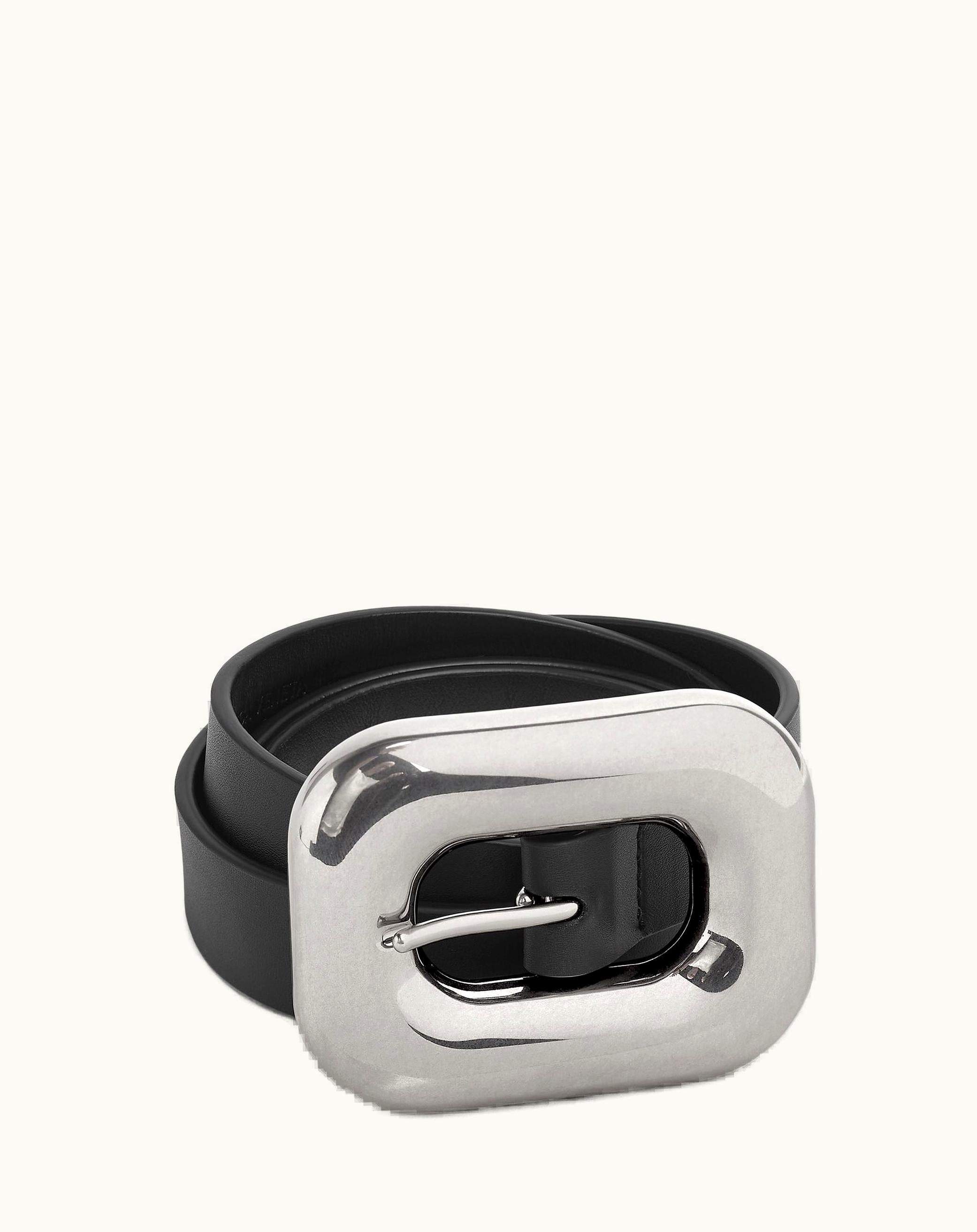 Bottega Veneta Bottega Veneta Men's Chain Link Belt In Black