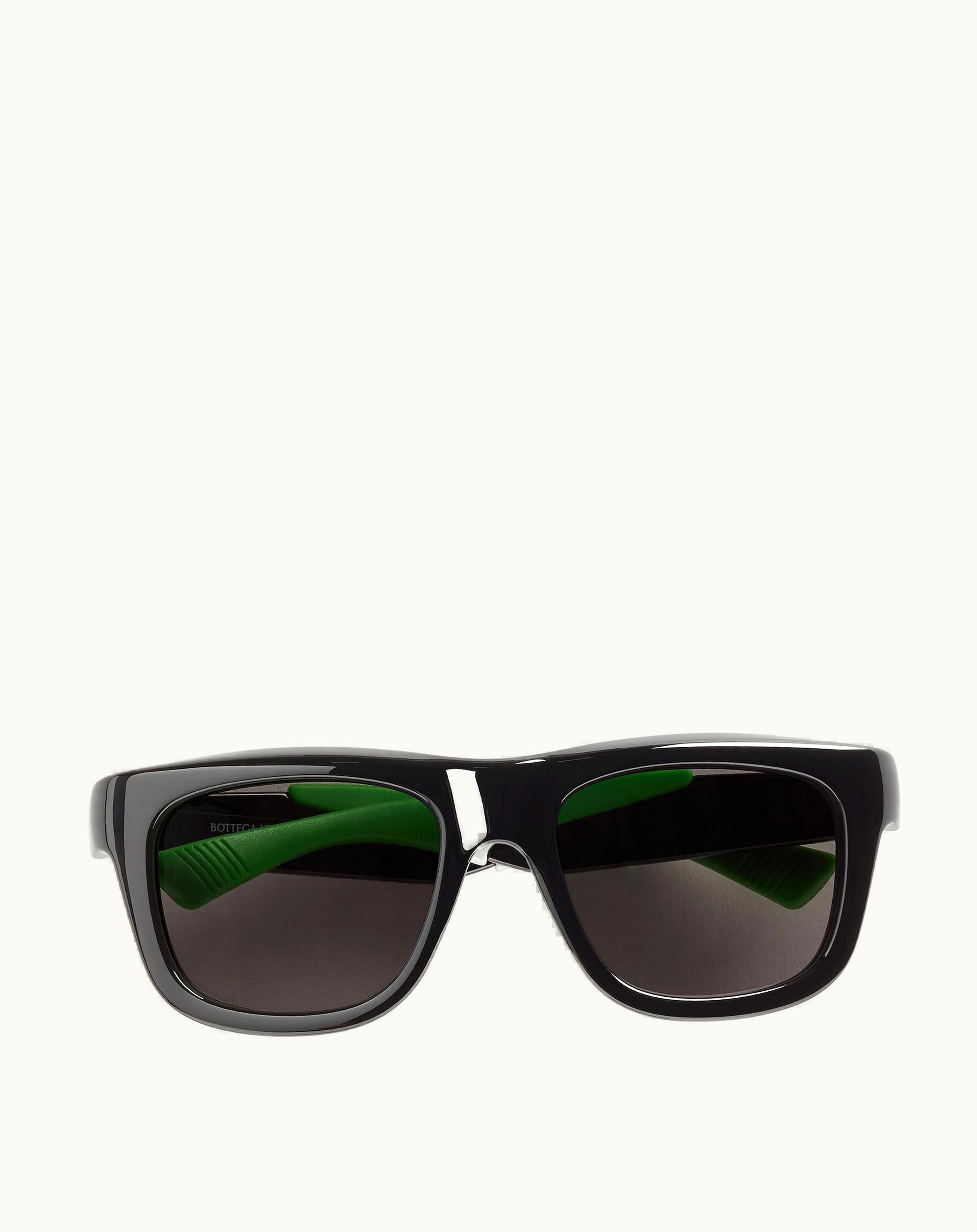 Bottega Veneta Bottega Veneta Men's Mitre Square Sunglasses In Black / Grey
