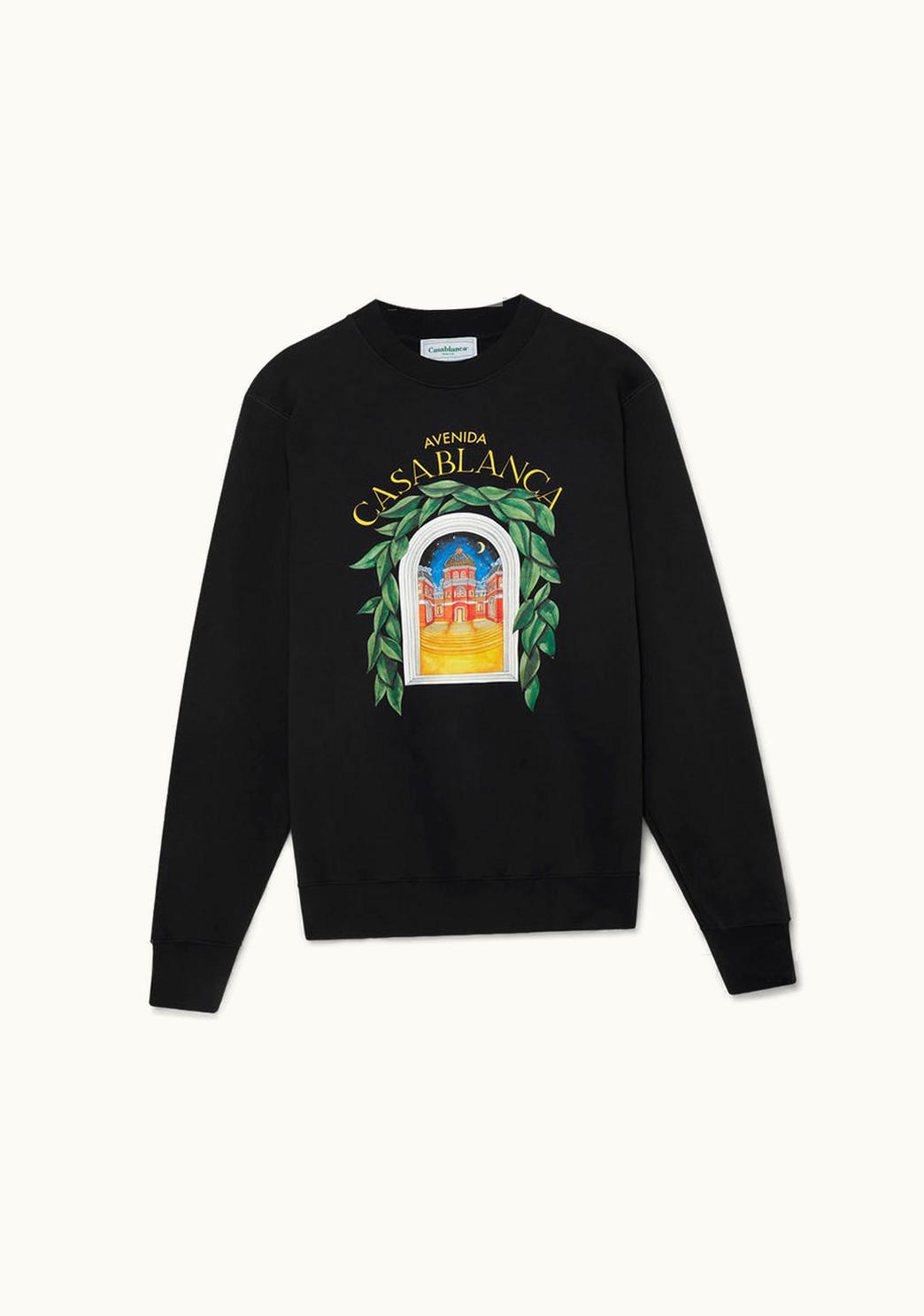 Casablanca Casablanca Paris Avenida Arch Sweatshirt Black
