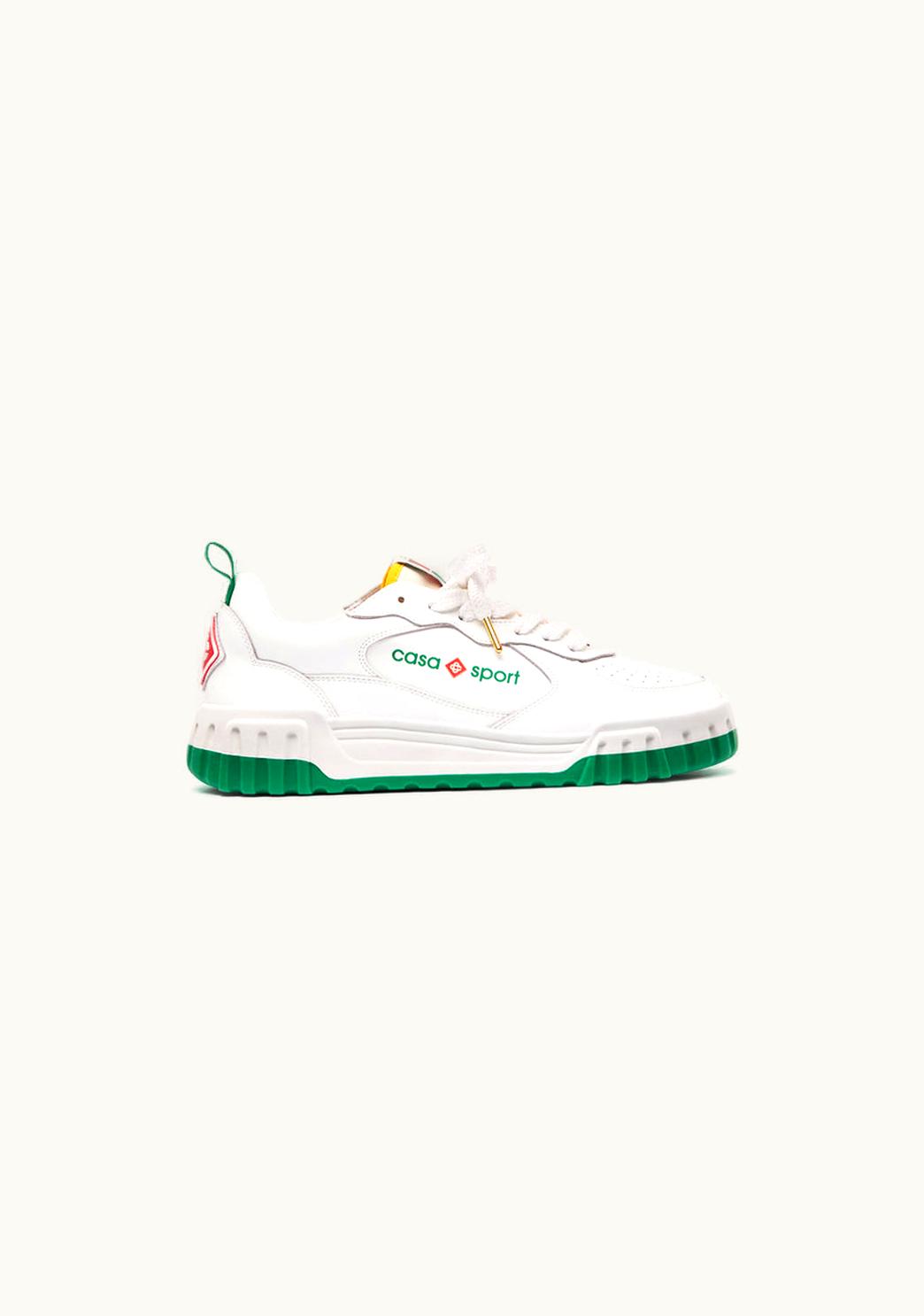Casablanca Casablanca Womens The Court White & Green Sneaker