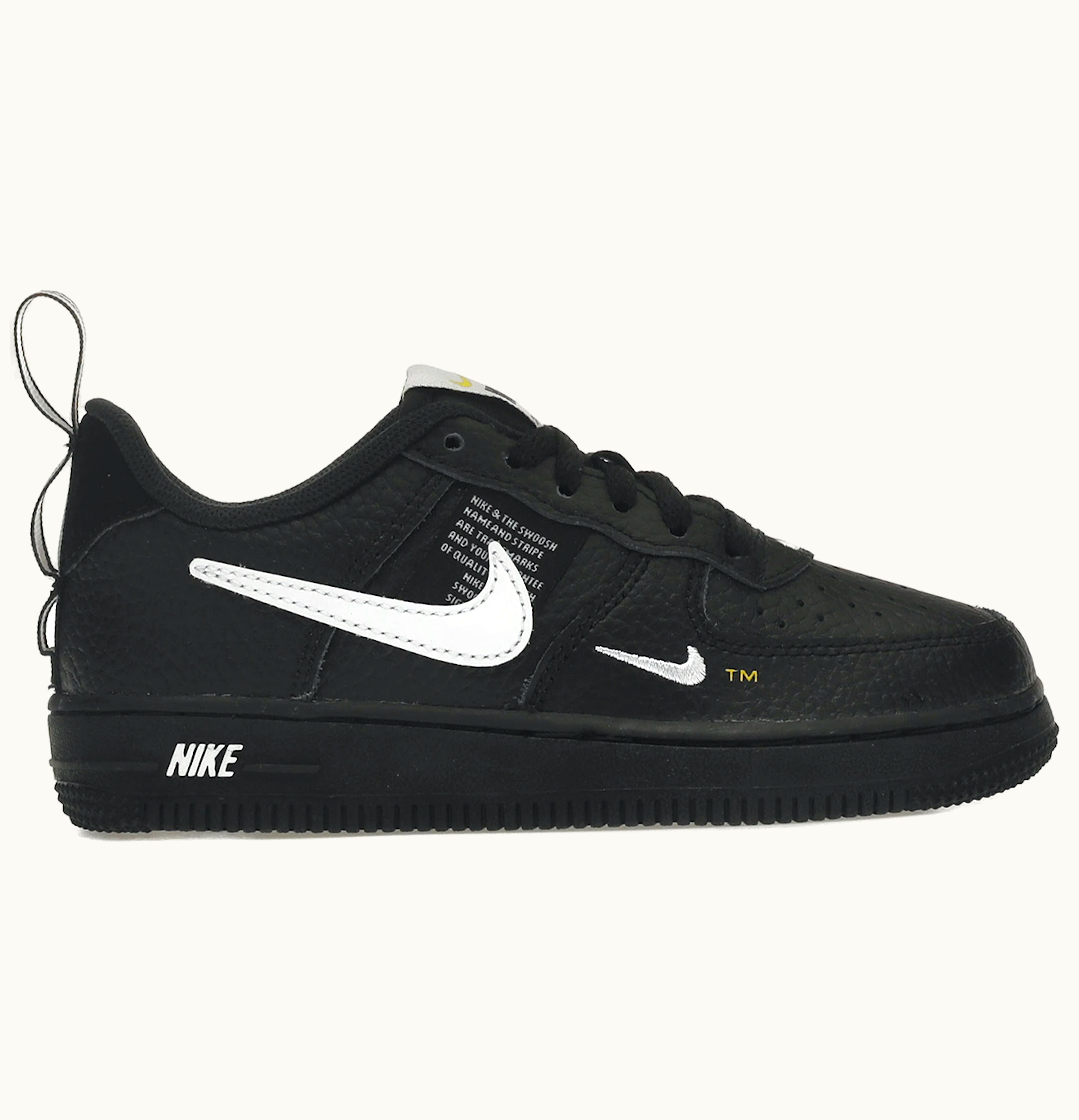 Nike Nike Air Force 1 Low LV8 Utility Black White PS