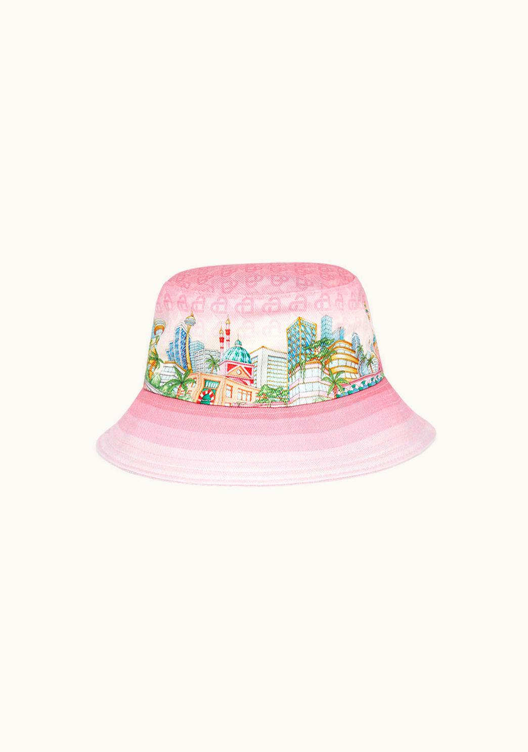 Casablanca Casablanca Morning City View Denim Bucket Hat