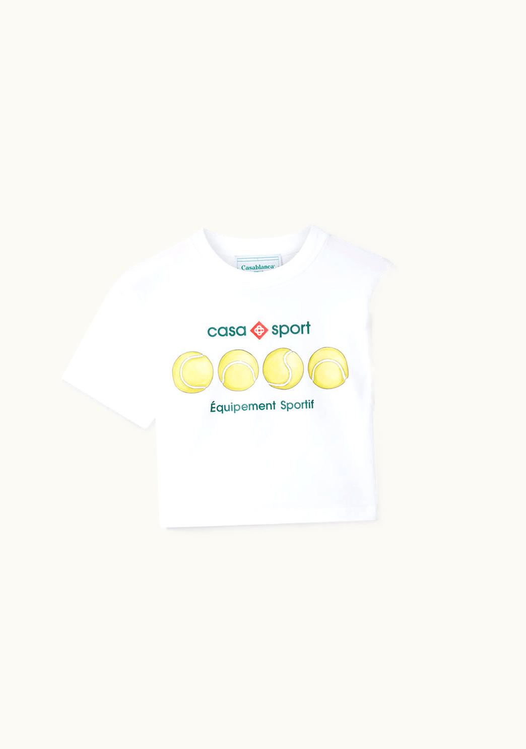 Casablanca Casablanca Casa Sport Tennis Balls Cropped T-Shirt