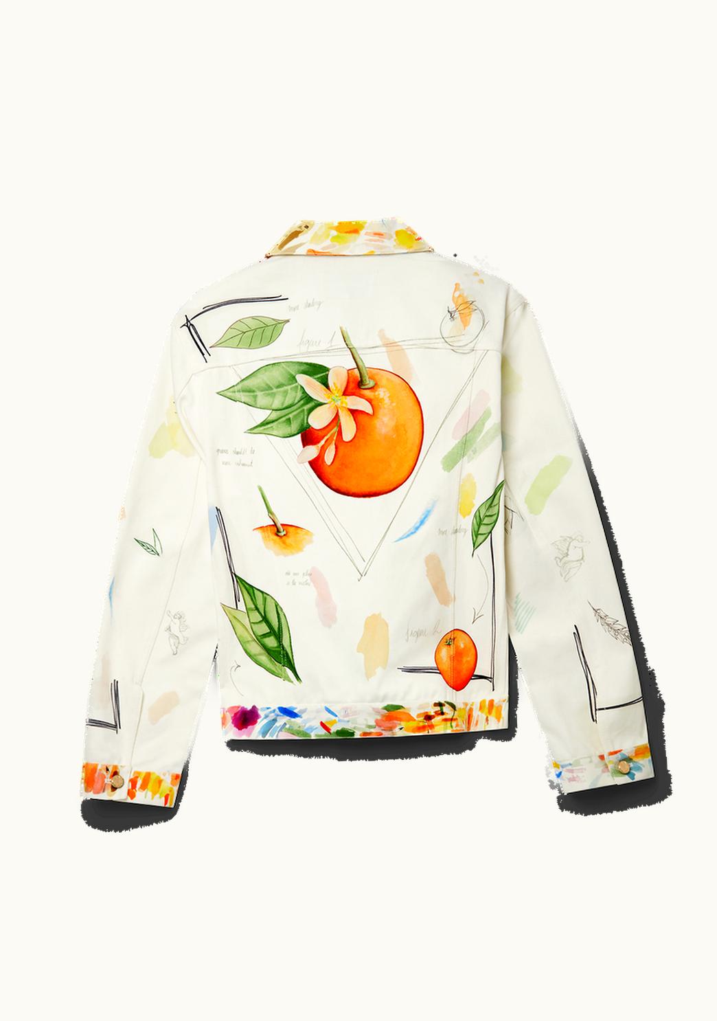 Casablanca Casablanca Classic Work In Progress Organic Cotton Denim Jacket