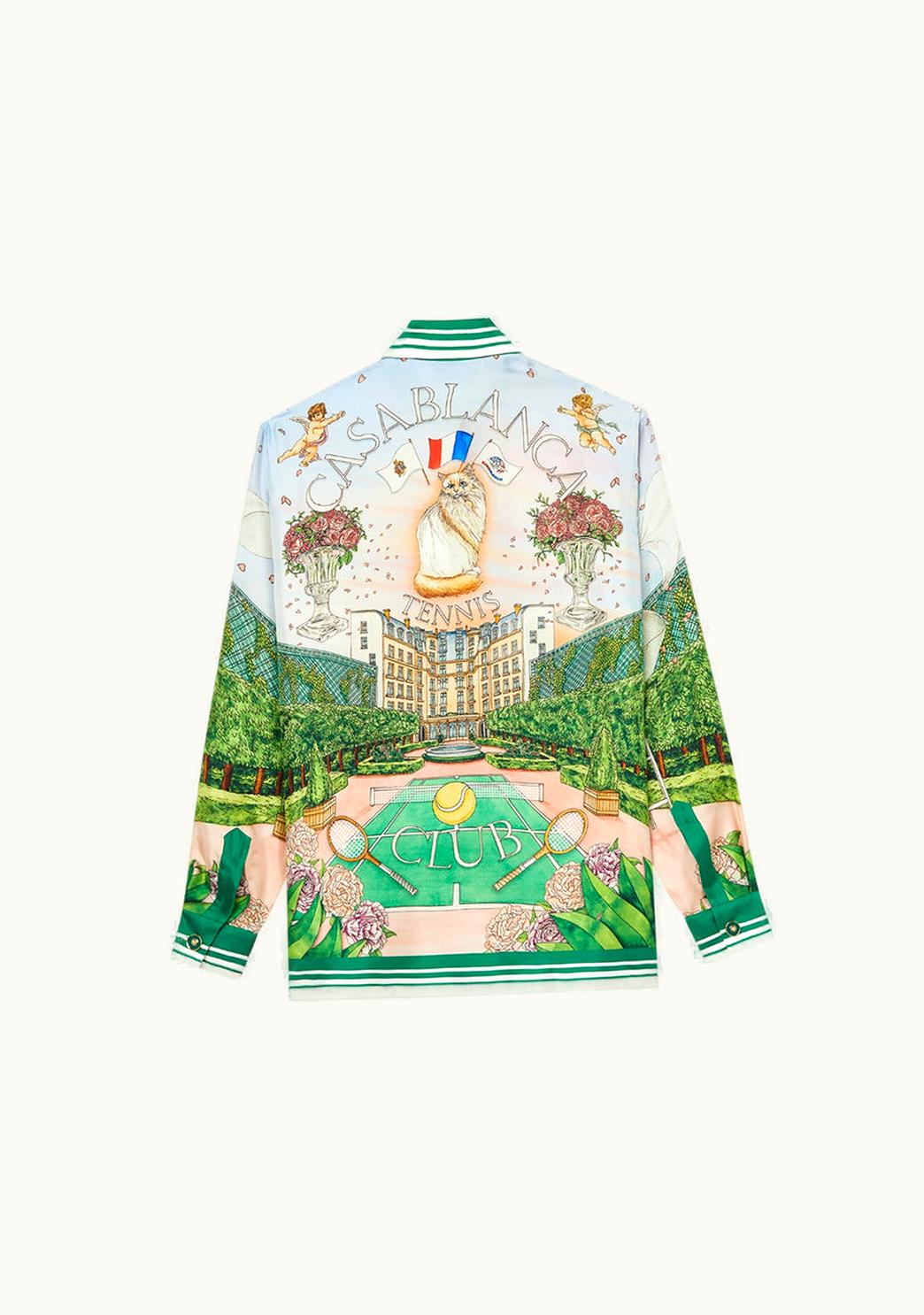 Casablanca Casablanca Tennis Club Prive Silk Shirt