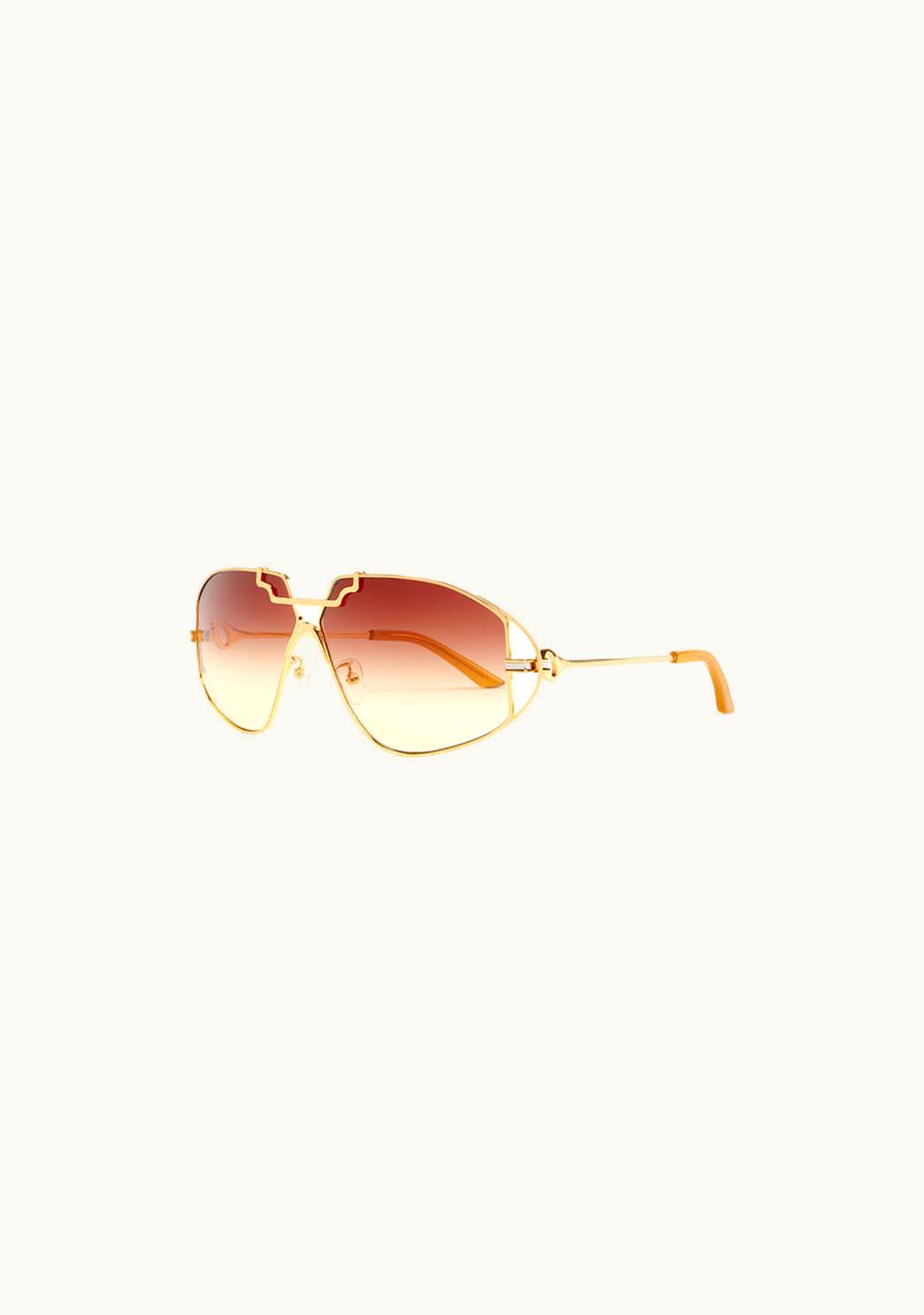 Casablanca Orange & Gold The Avenida Sunglasses