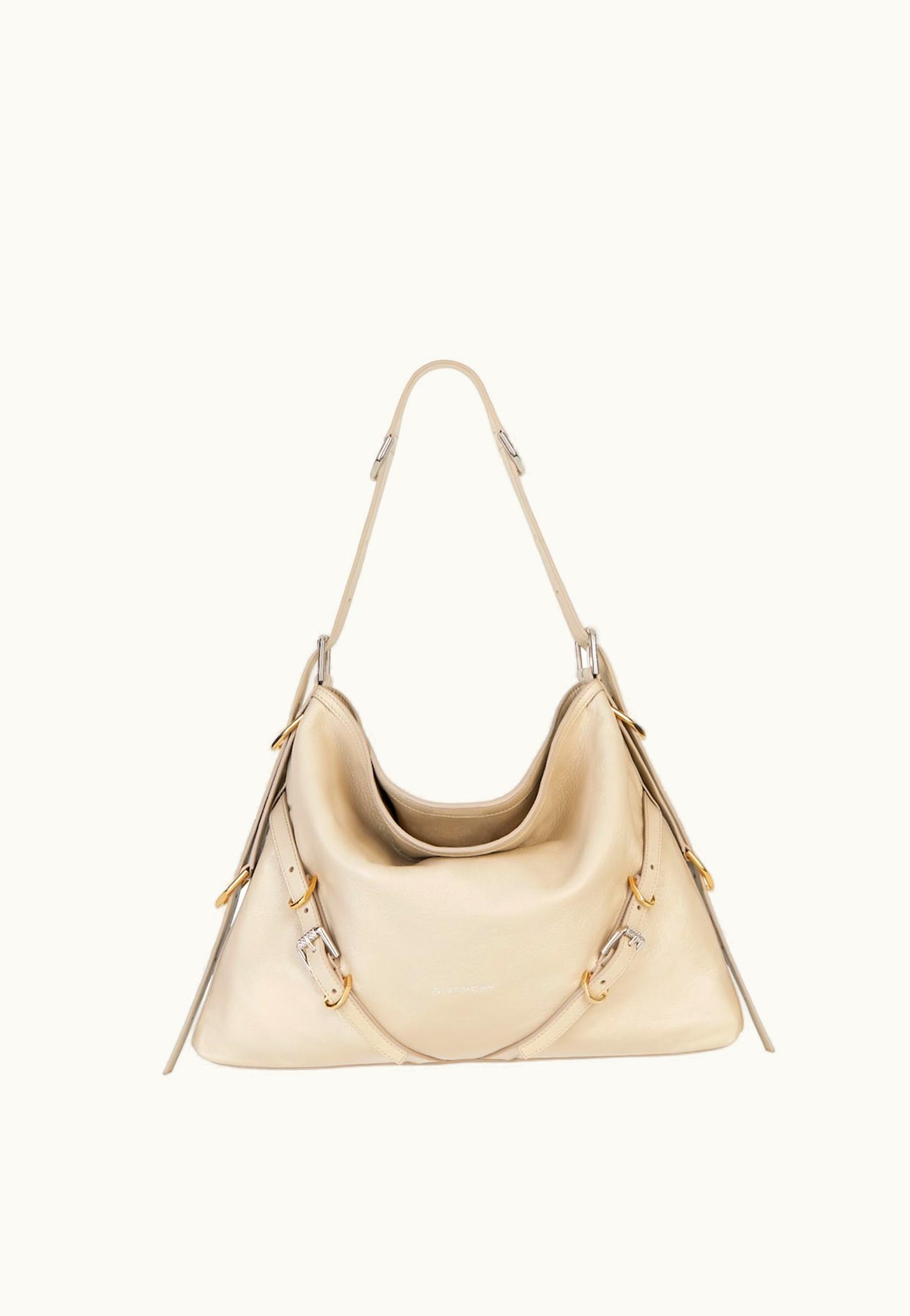 Givenchy Givenchy Medium Voyou Bag In Leather - Natural Beige