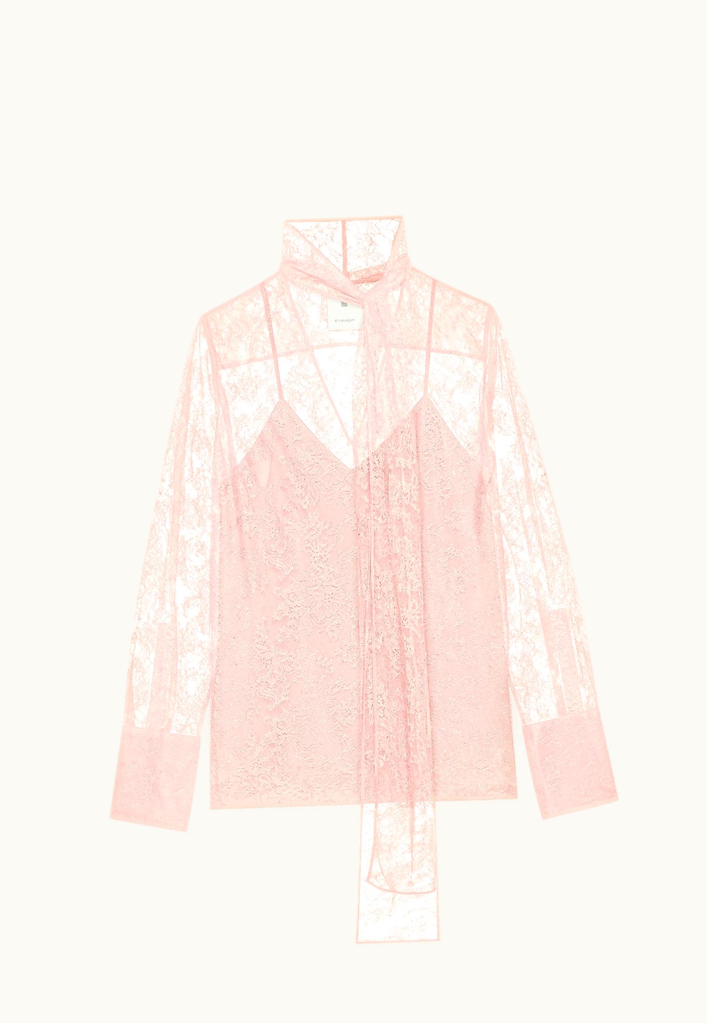 Givenchy Givenchy Blouse In Lace With Lavalliere