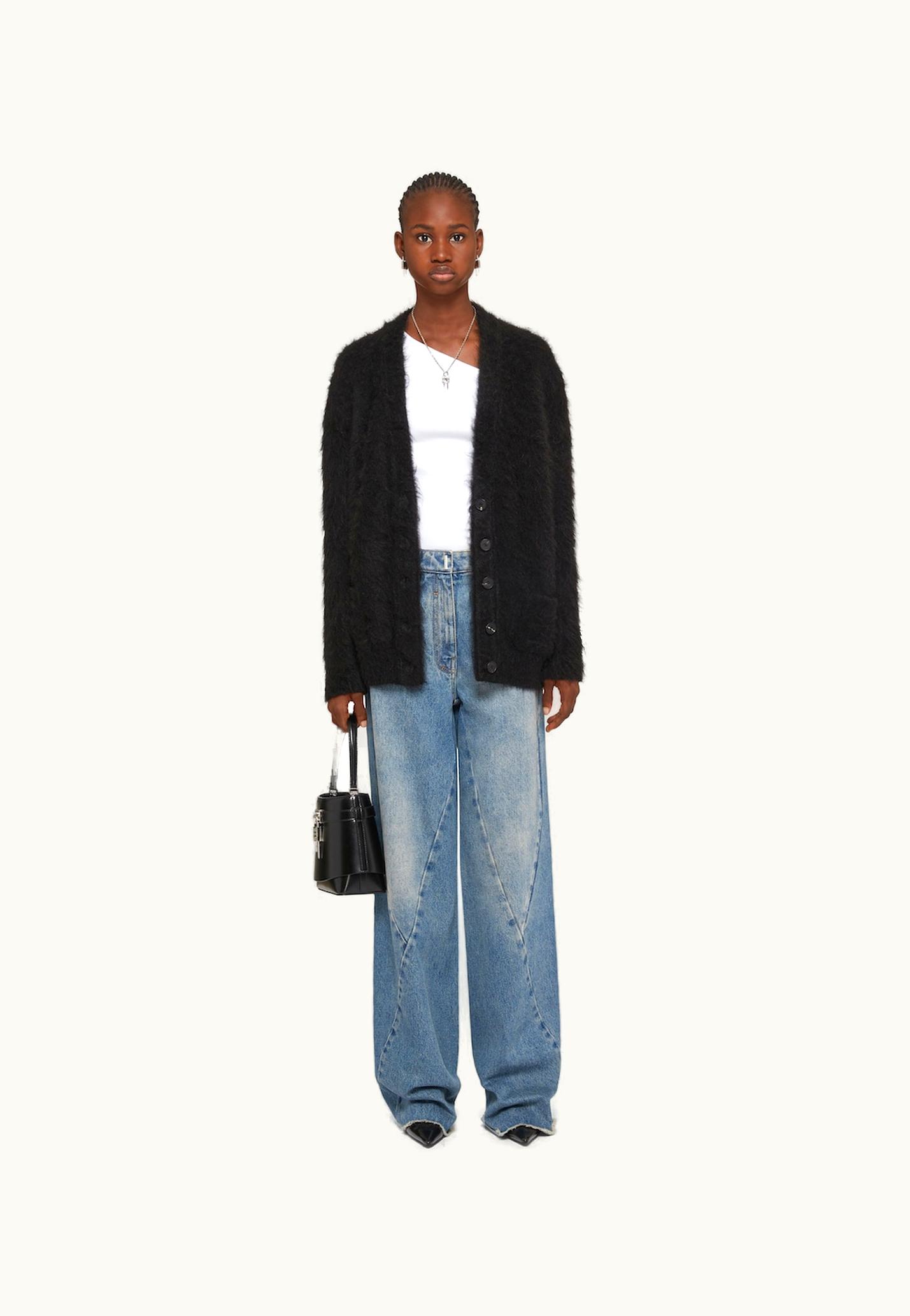 Givenchy Givenchy Cardigan In Alpaca Wool - Black