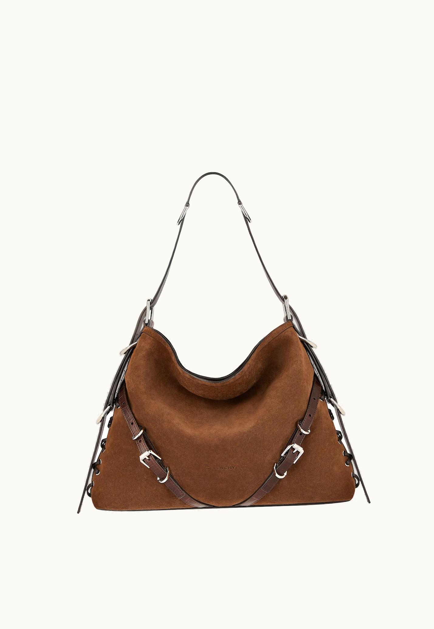 Givenchy Givenchy Medium Voyou Boyfriend Bag In Corset Style Suede