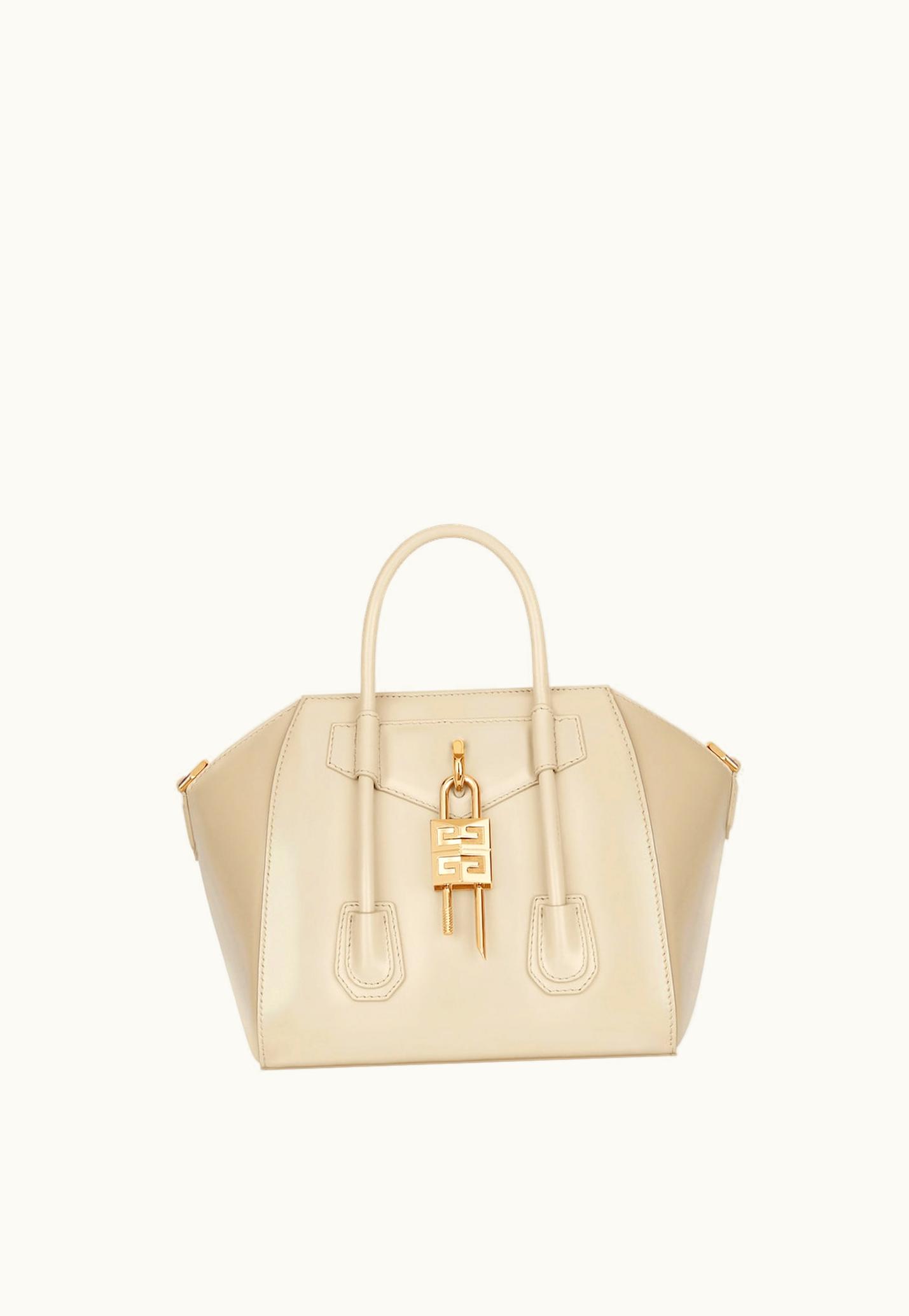 Givenchy Givenchy Mini Antigona Lock Bag Inbox Leather