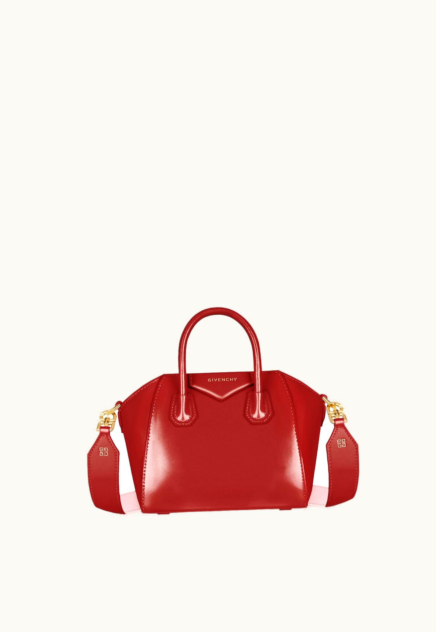 Givenchy Givenchy Antigona Toy Bag In Box Leather - Red / Pink