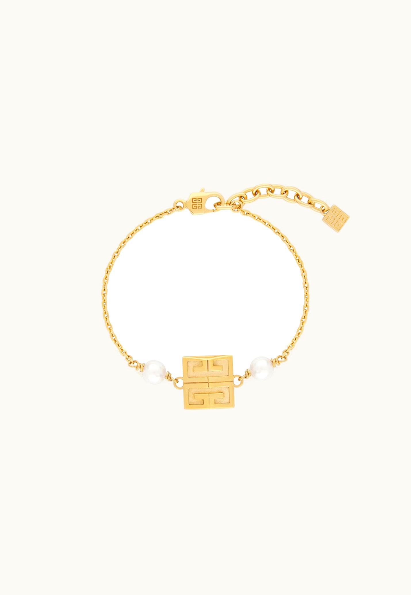 Givenchy Givenchy 4G Bracelet In Metal With Pearls - Golden Yellow GOLDEN YELLOW