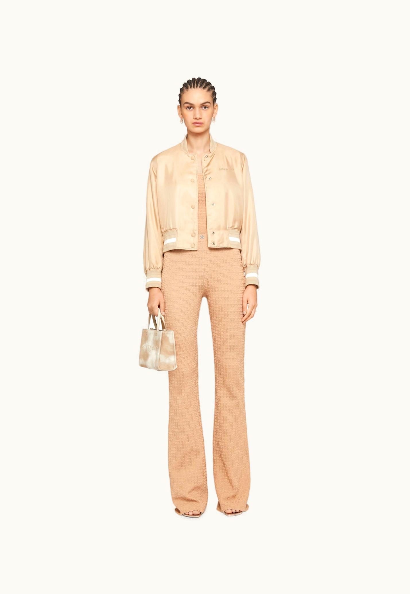 Givenchy Givenchy Flare Pants In 4G Mini Jacquard - Tan TAN
