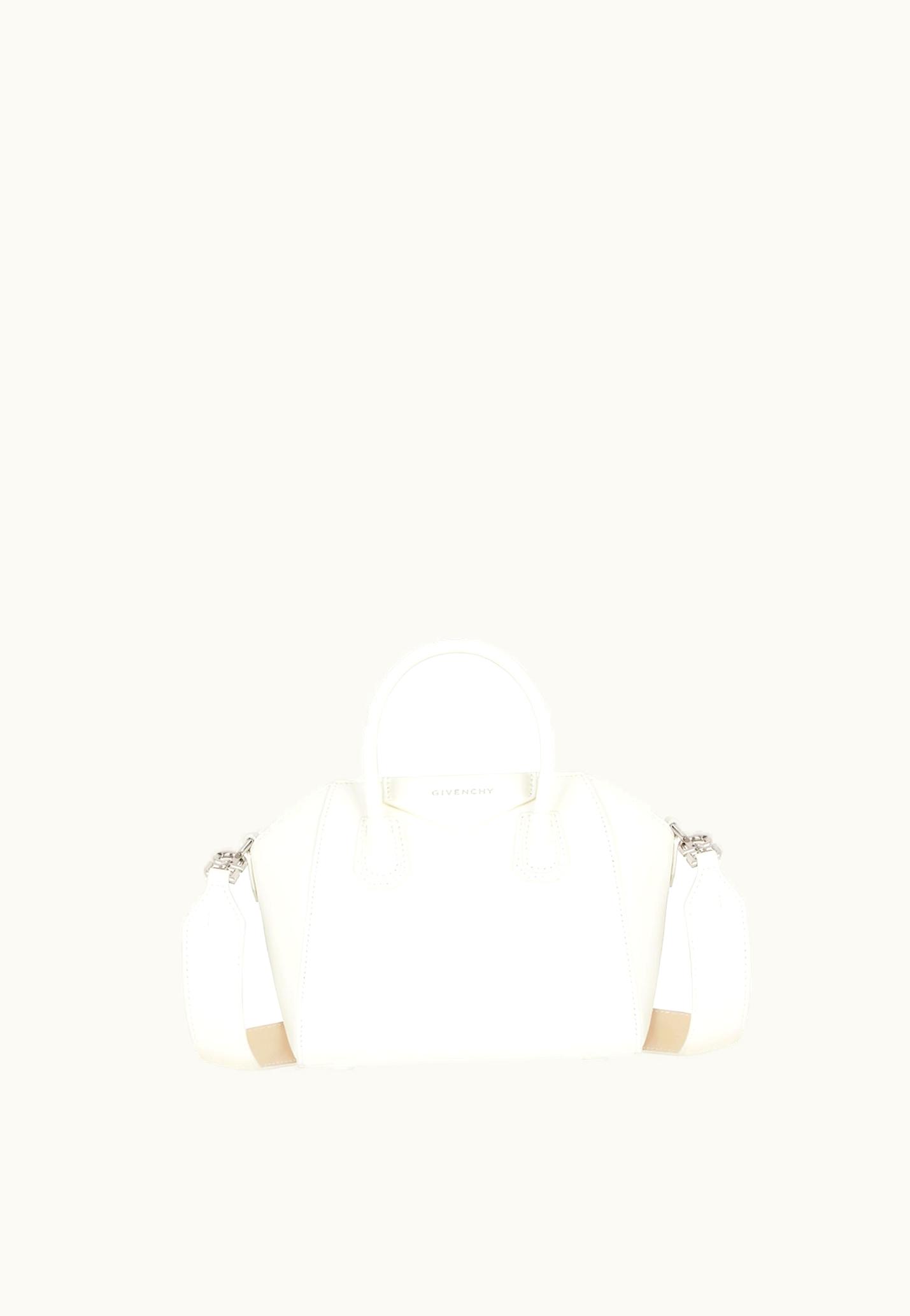 Givenchy Givenchy Antigona Toy Bag In Box Leather - Ivory / Natural Beige