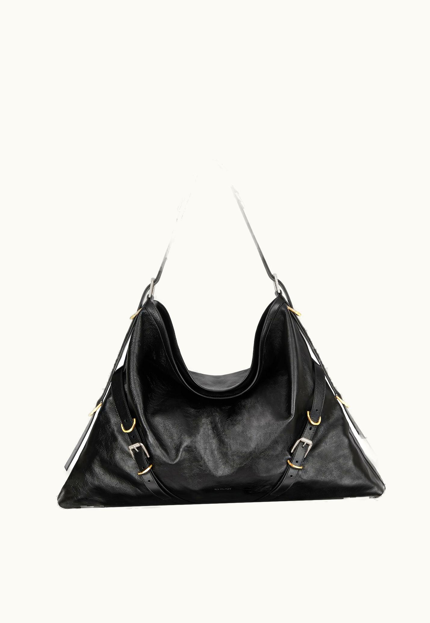 Givenchy Givenchy Large Voyou Bag In Leather - Black
