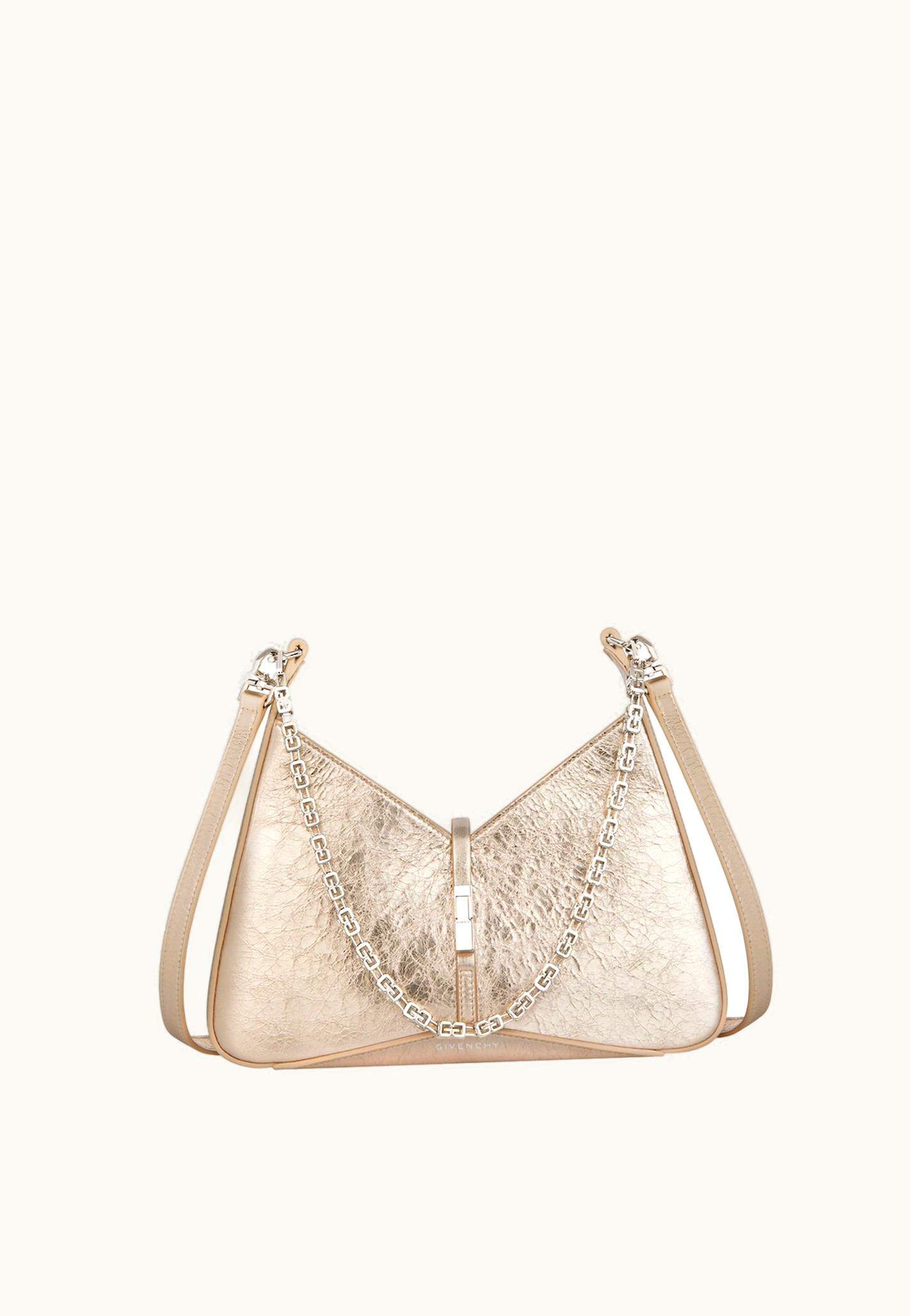 Givenchy Givenchy Small Cut Out Bag In Laminated Leather With Chain - Dusty Gold DUSTY GOLD