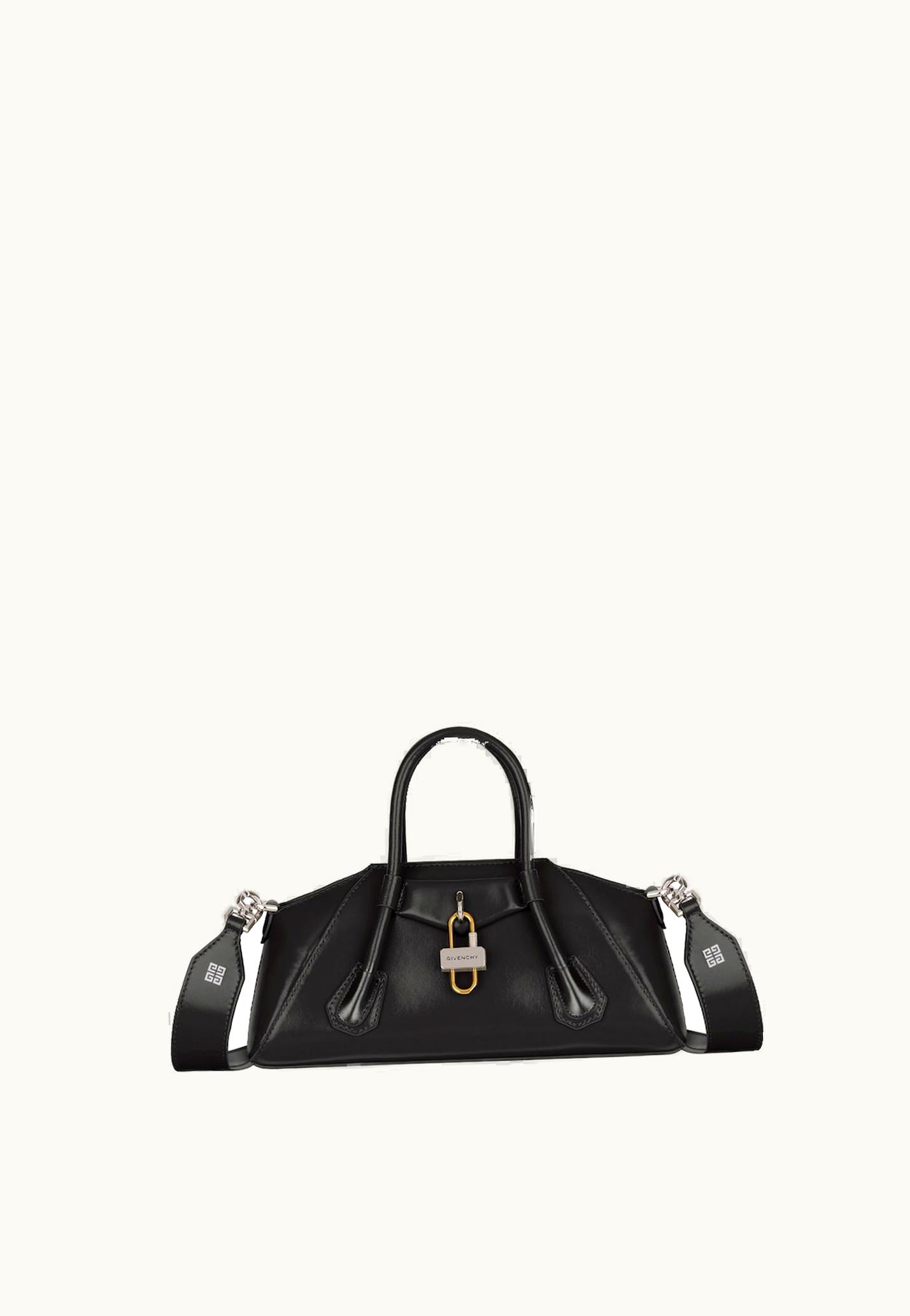 Givenchy Givenchy Mini Antigona Stretch Bag In Box Leather - Black