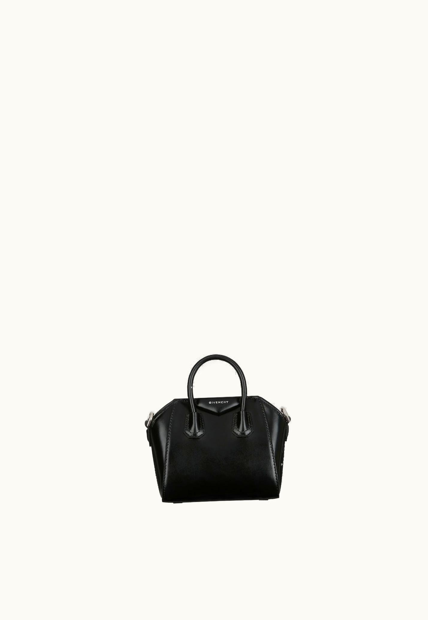 Givenchy Givenchy Micro Antigona Bag In Box Leather - Black