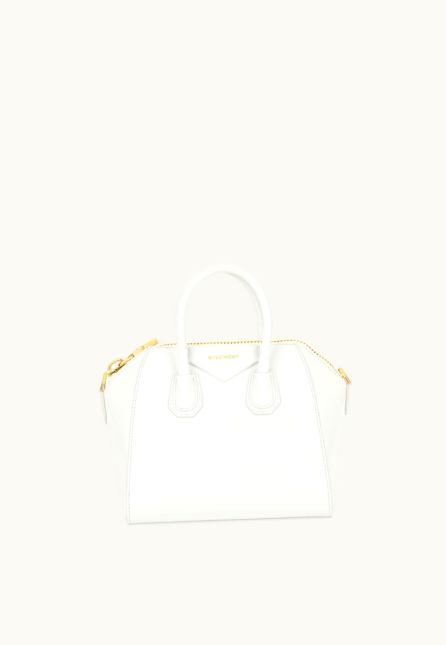 Givenchy Givenchy Mini Antigona Bag In Box Leather - Ivory