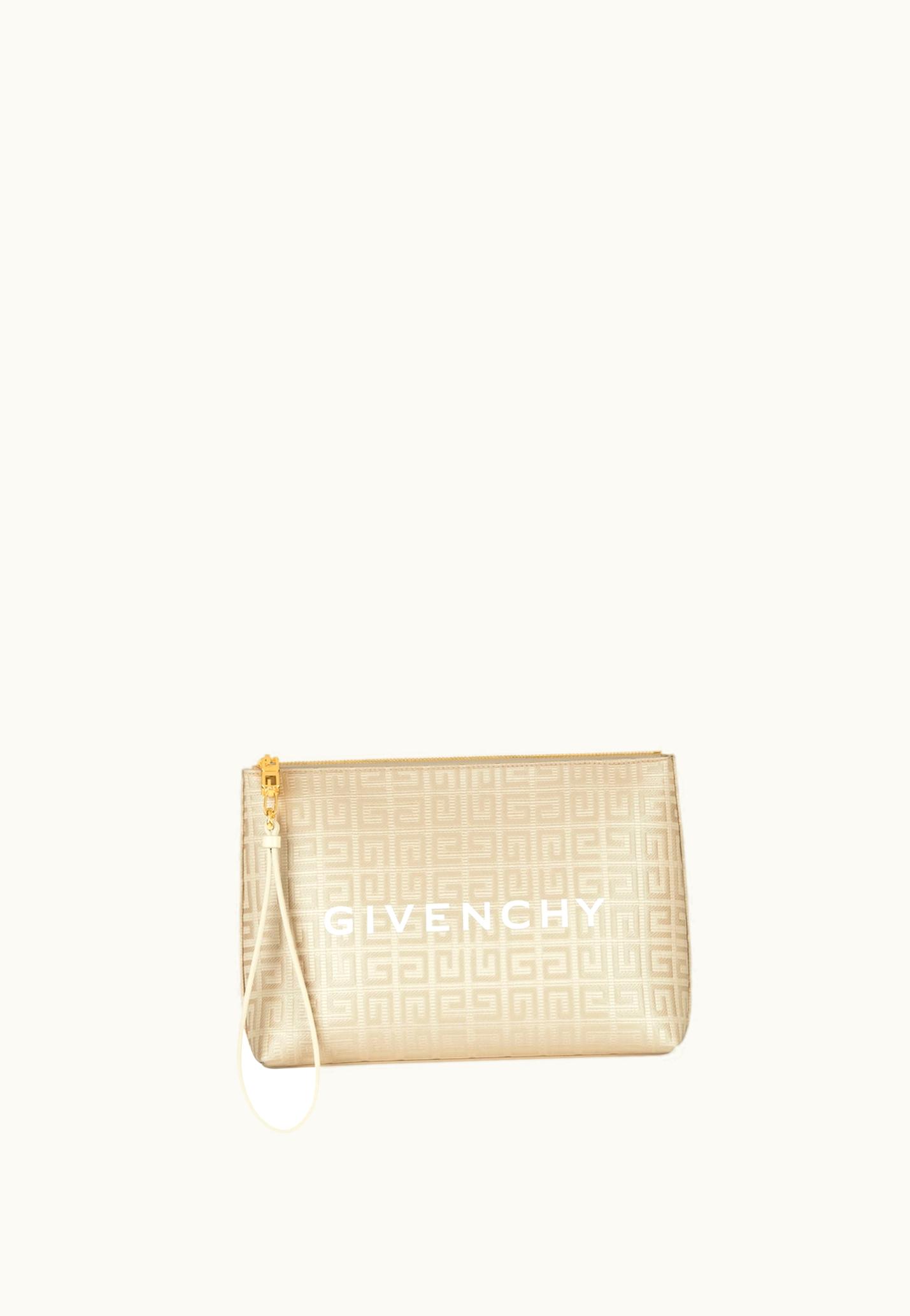 Givenchy Givenchy Travel Pouch In 4G Coated Canvas - Natural Beige