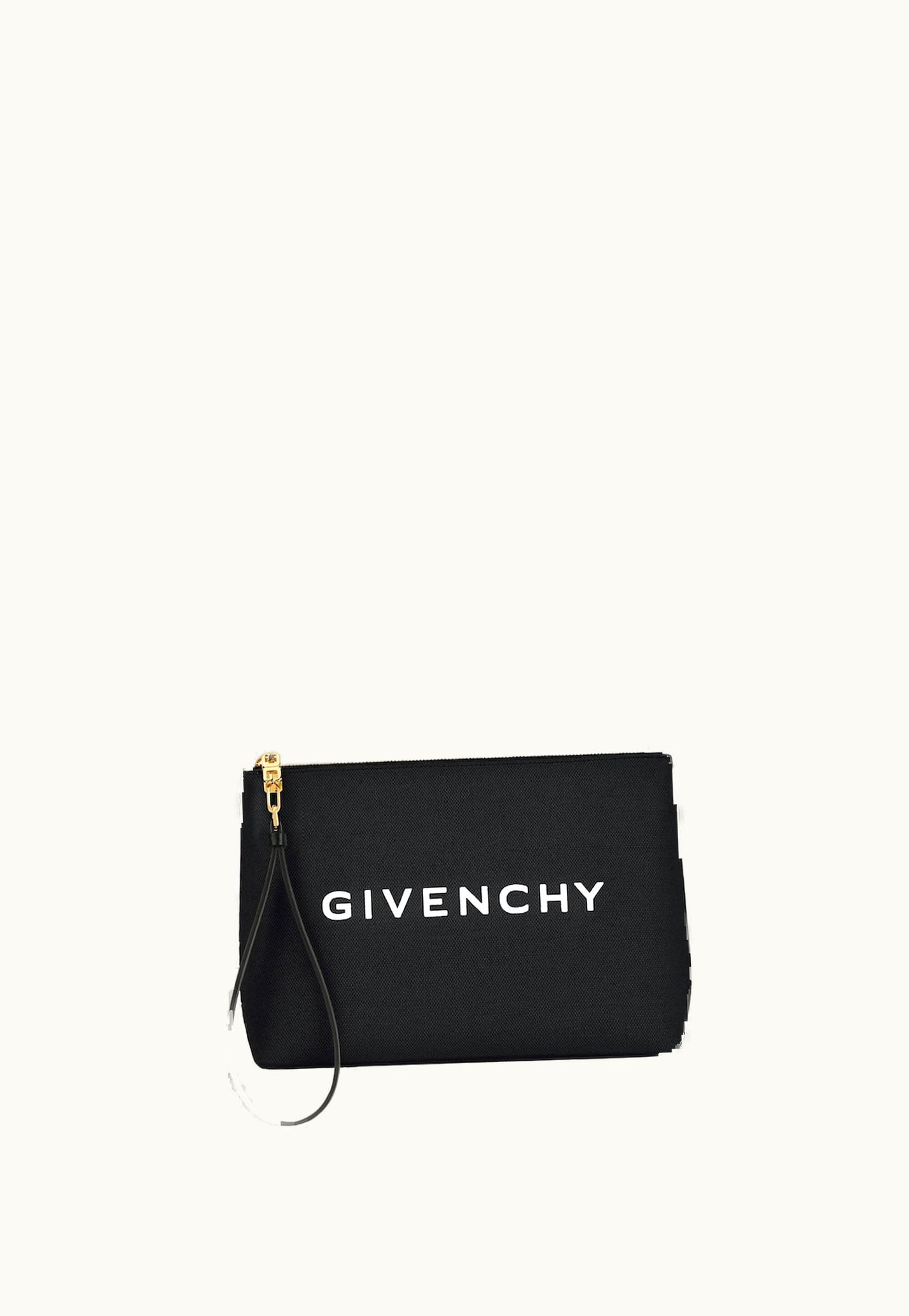 Givenchy Givenchy Travel Pouch In Canvas - Black