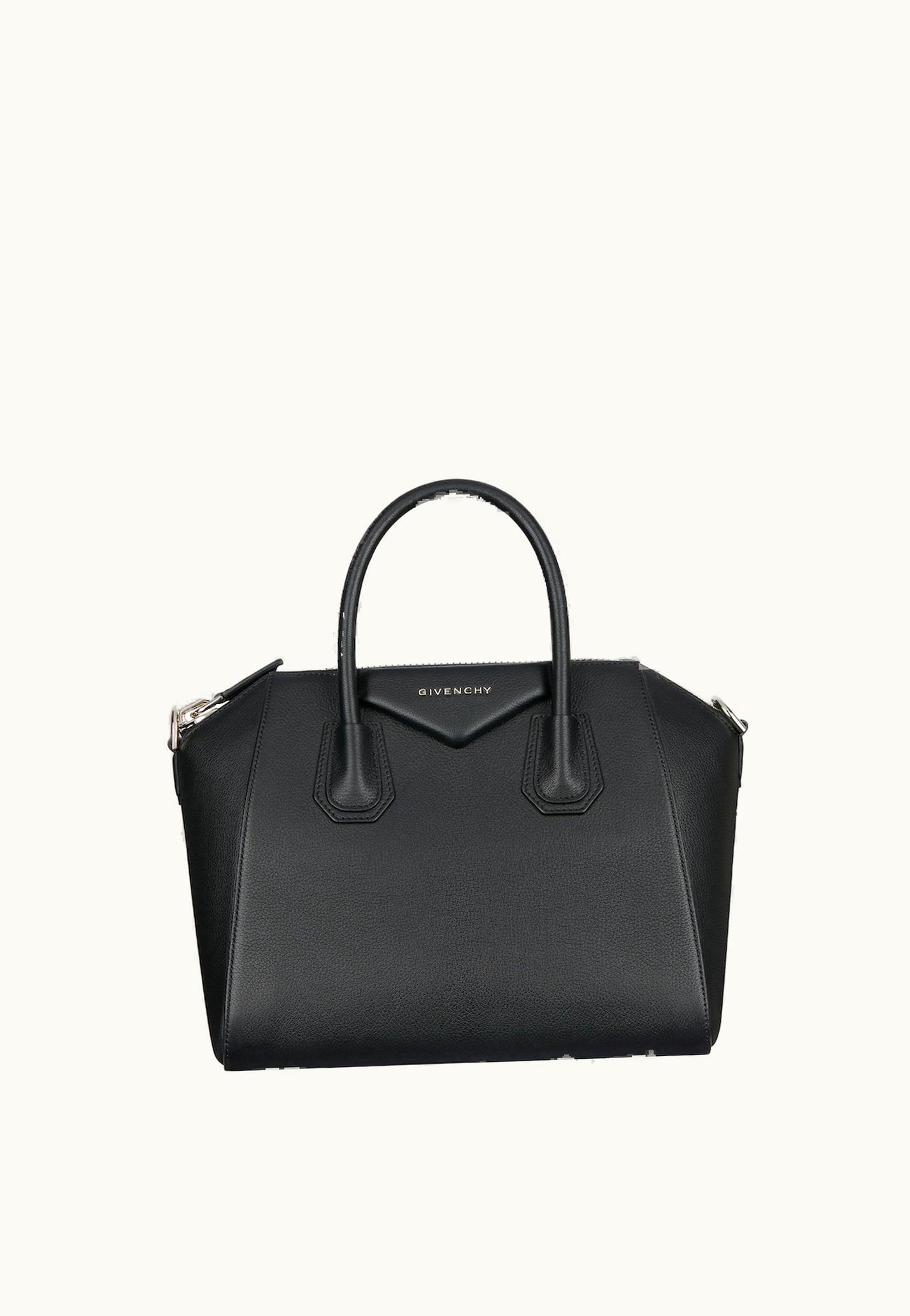 Givenchy Givenchy Small Antigona Bag In Grained Leather - Black