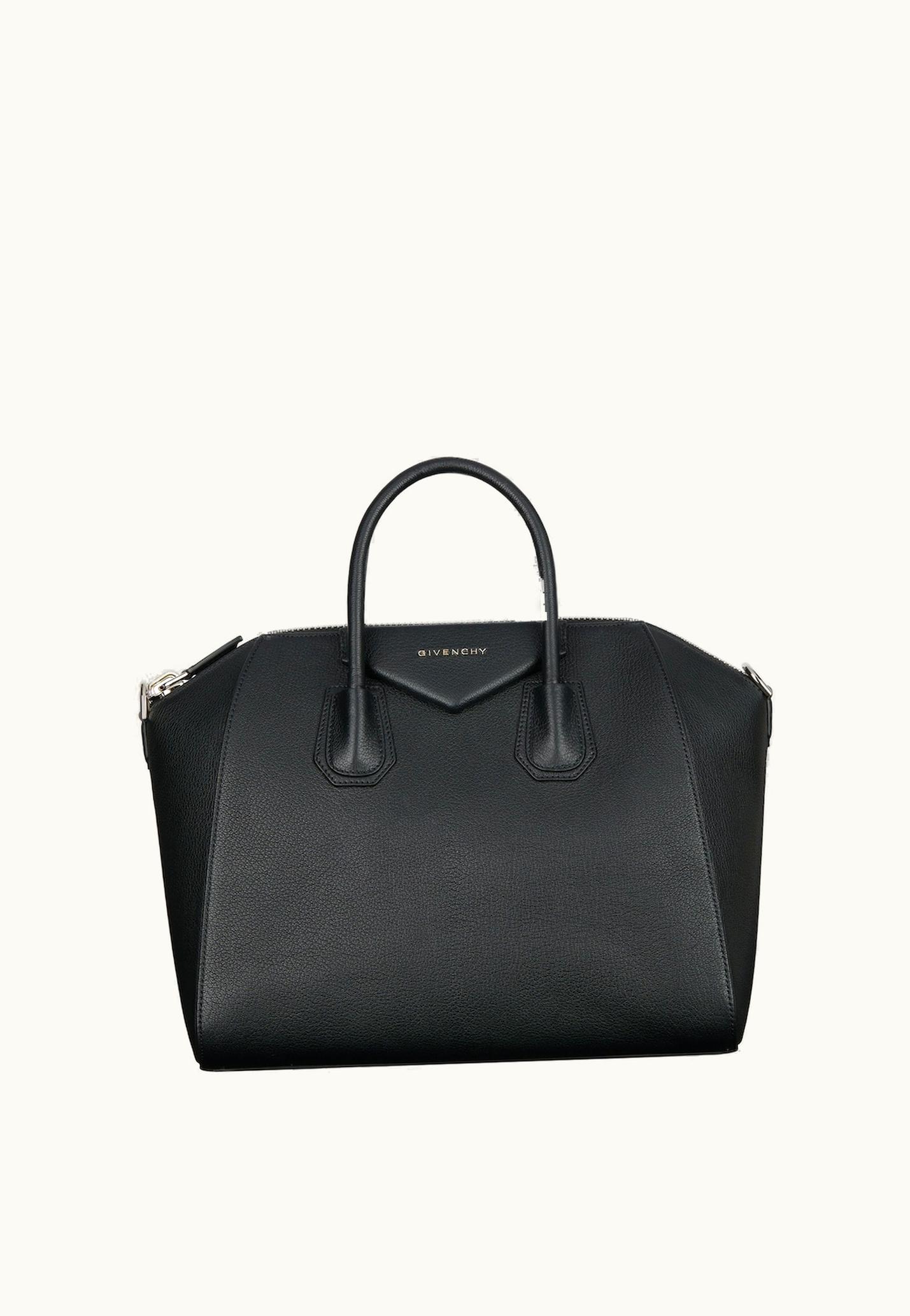 Givenchy Givenchy Medium Antigona Bag In Grained Leather - Black