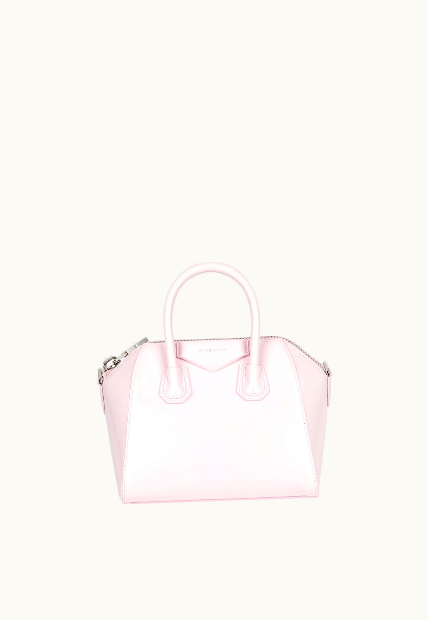 Givenchy Givenchy Mini Antigona Bag In Box Leather - Soft Pink