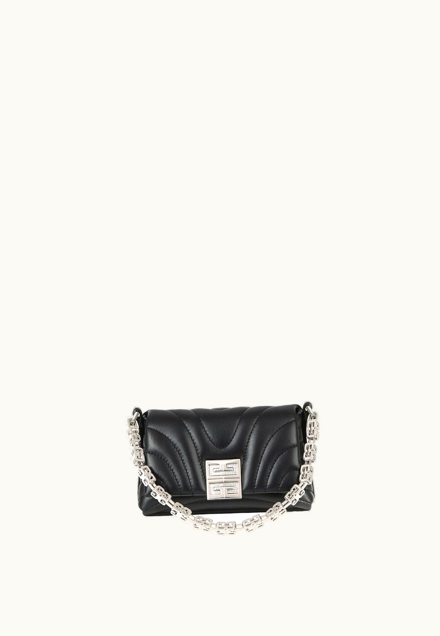 Givenchy Givenchy Micro 4G Bag In Quilted Leather - Black