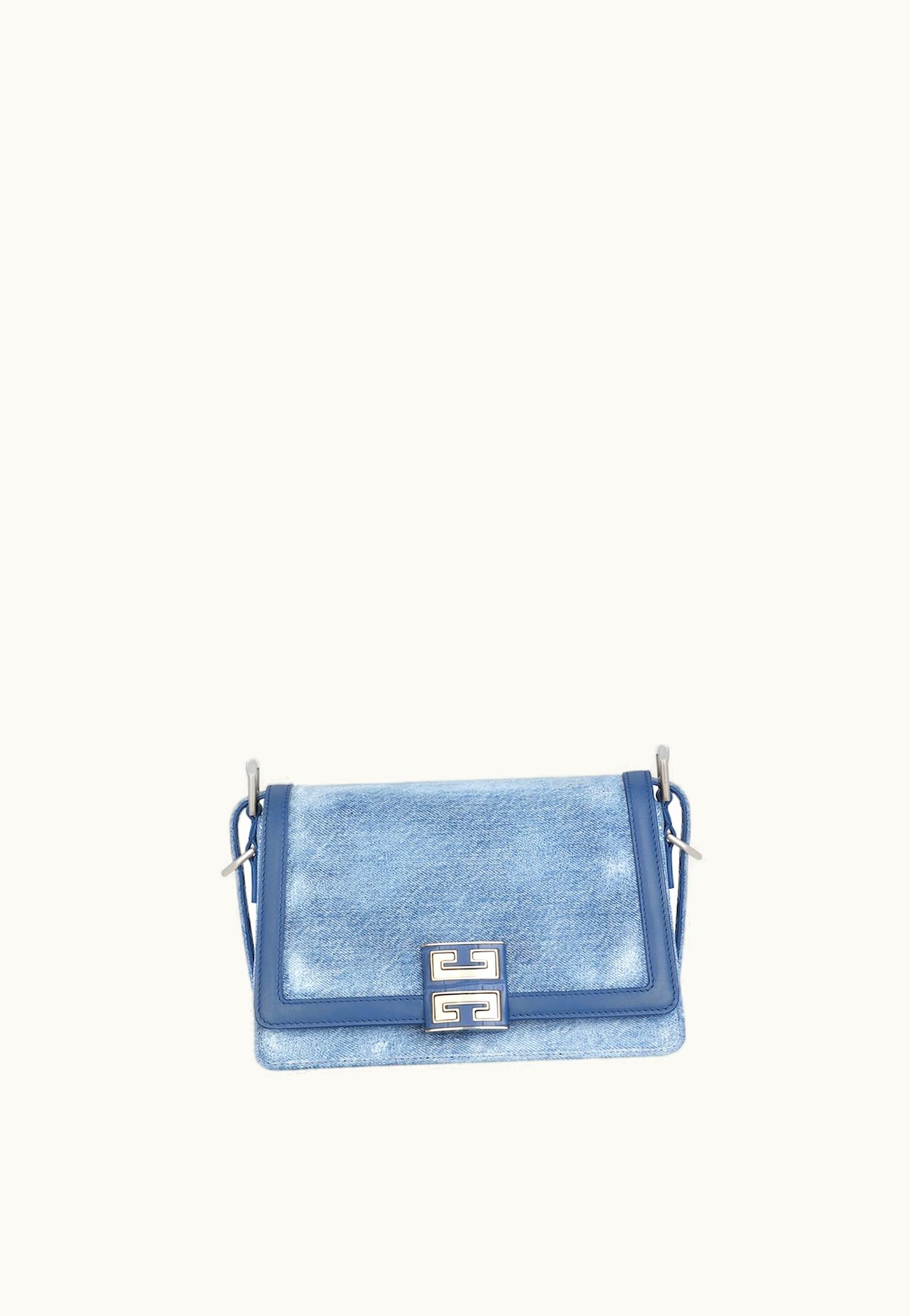 Givenchy Givenchy Medium 4G Crossbody Bag In Denim - Medium Blue