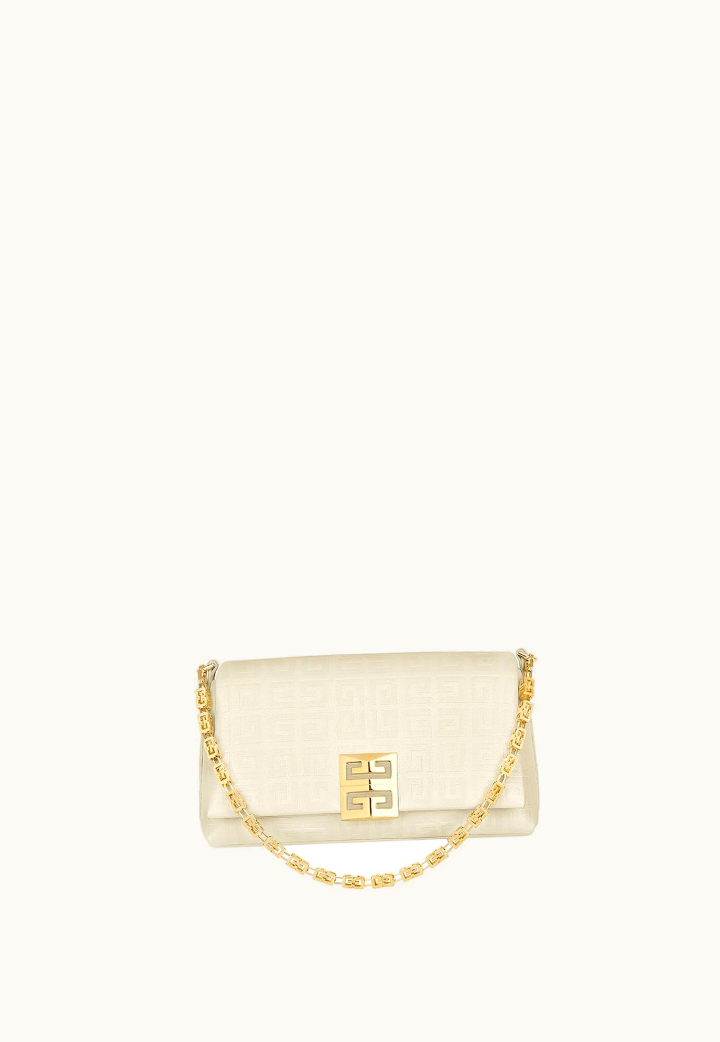Givenchy Givenchy Small 4G Soft Bag In 4G Leather - Natural Beige