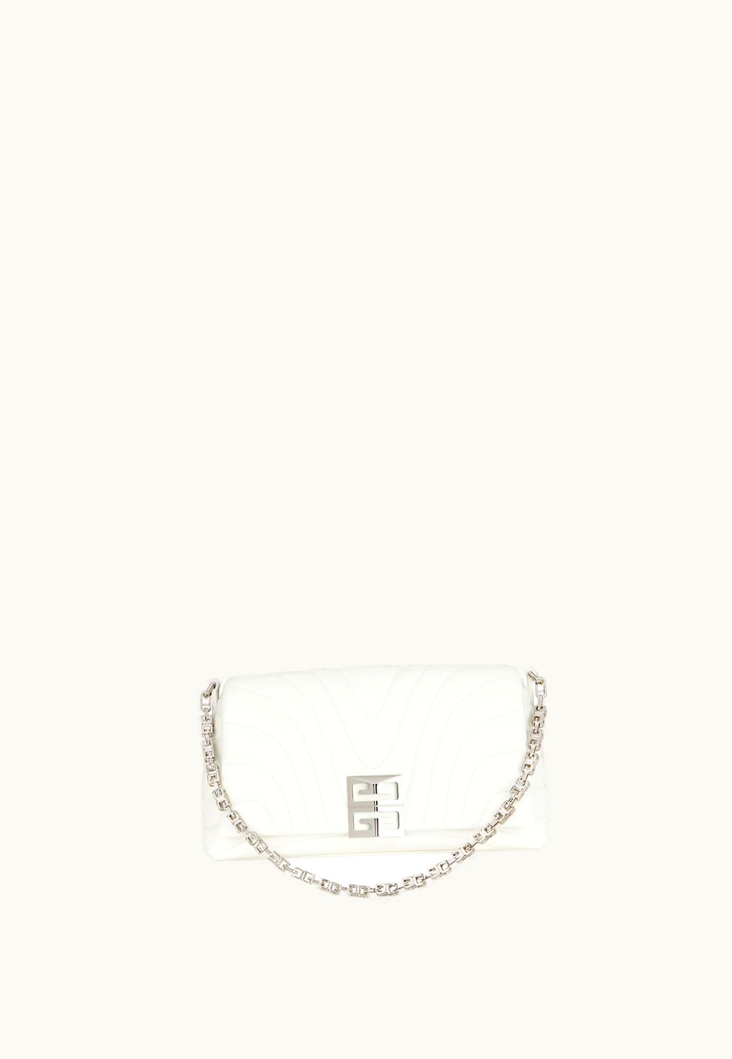 Givenchy Givenchy Small 4G Soft Bag In Quilted Leather - Ivory
