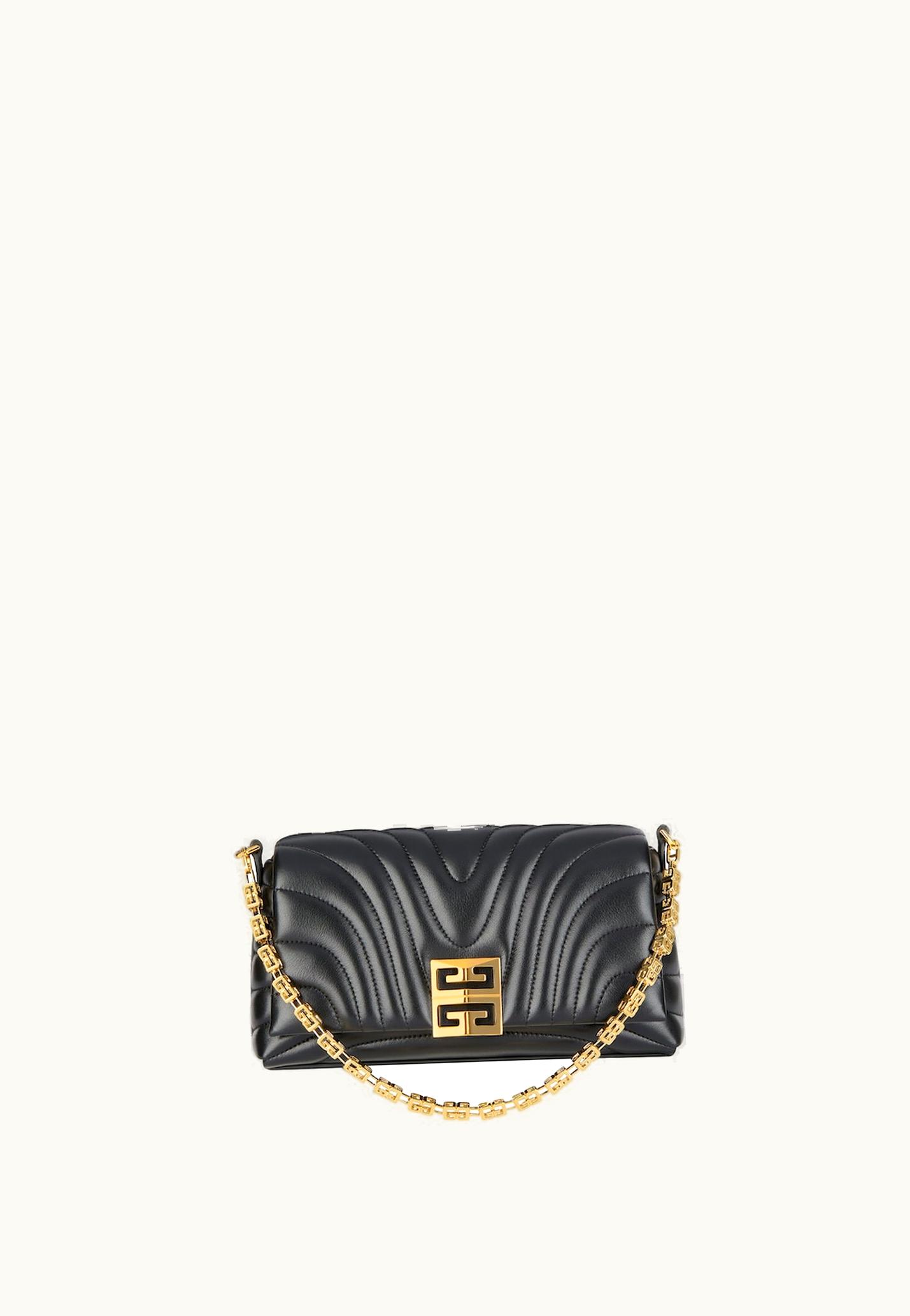 Givenchy Givenchy Small 4G Soft Bag In Quilted Leather With Chain - Black