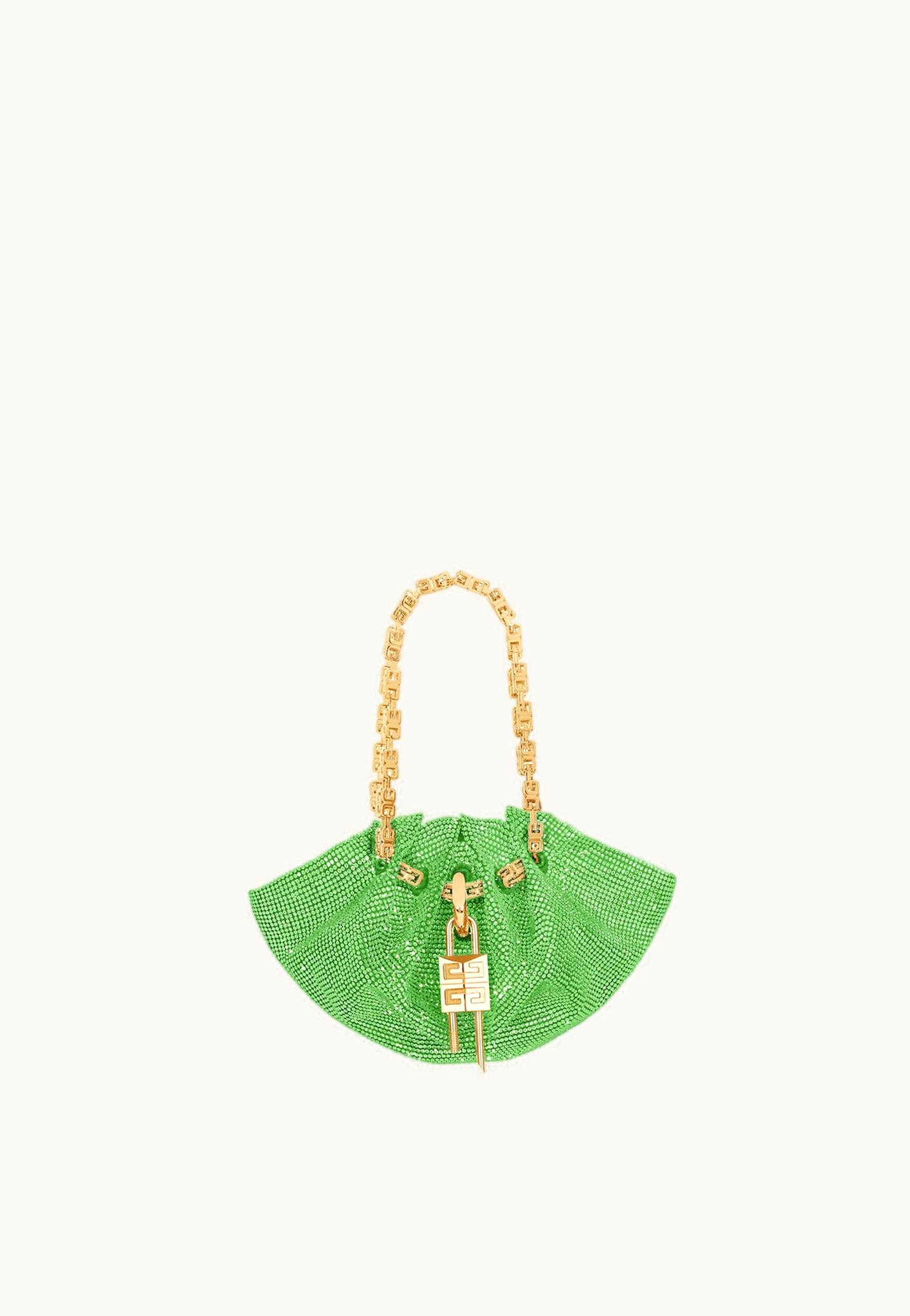 Givenchy Givenchy Mini Kenny Bag In Satin With Strass - Absynthe Green