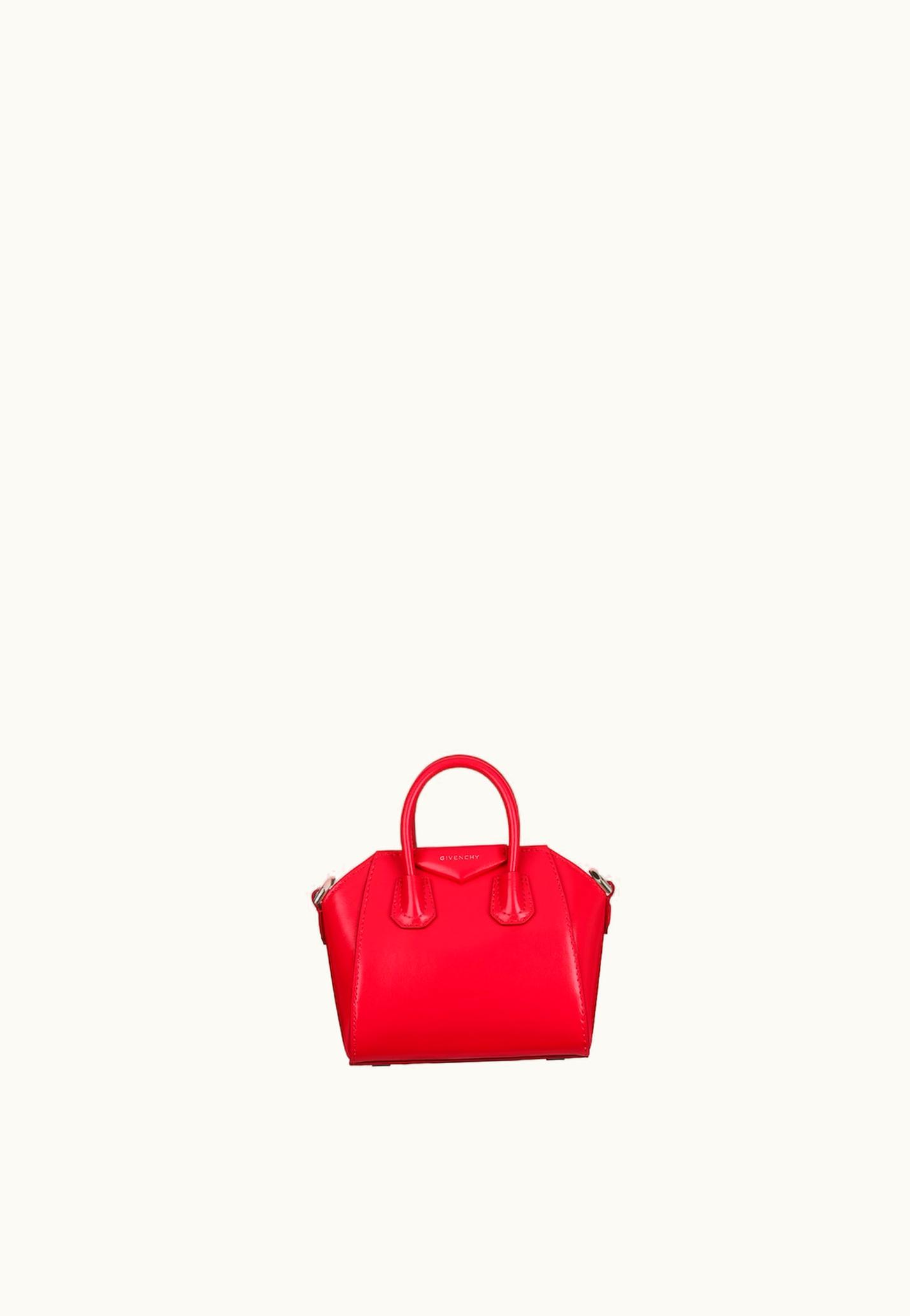 Givenchy Givenchy Micro Antigona Bag In Box Leather - Red