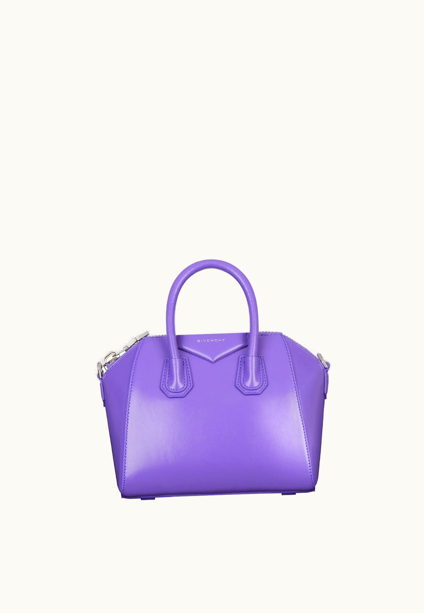Givenchy Givenchy Mini Antigona Bag In Box Leather - Purple Dahlia