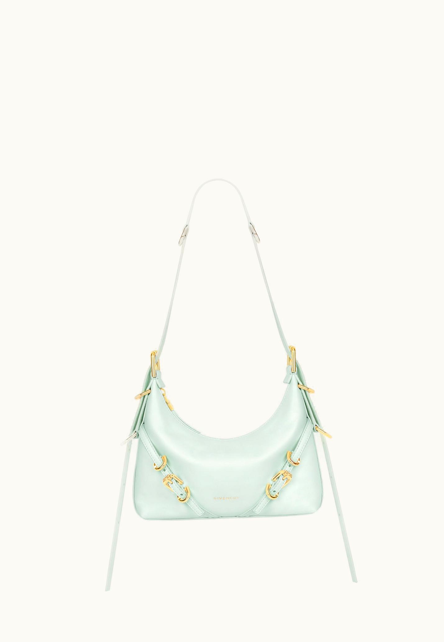 Givenchy Givenchy Mini Voyou Bag In Leather - Celadon