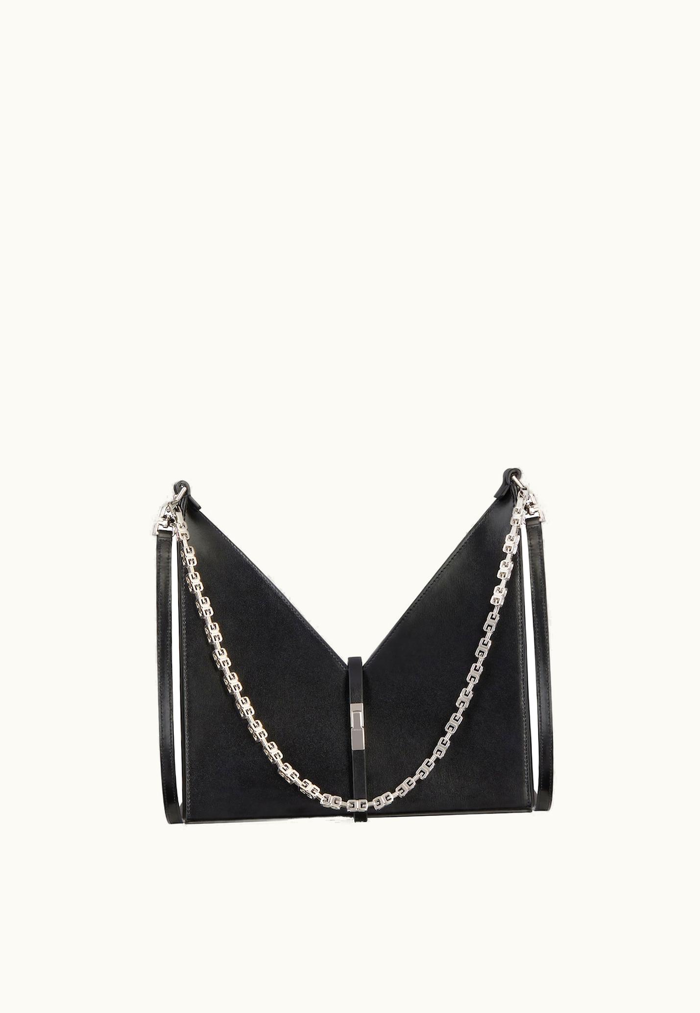 Givenchy Givenchy Small Cut Out Bag In Box Leather With Chain - Black