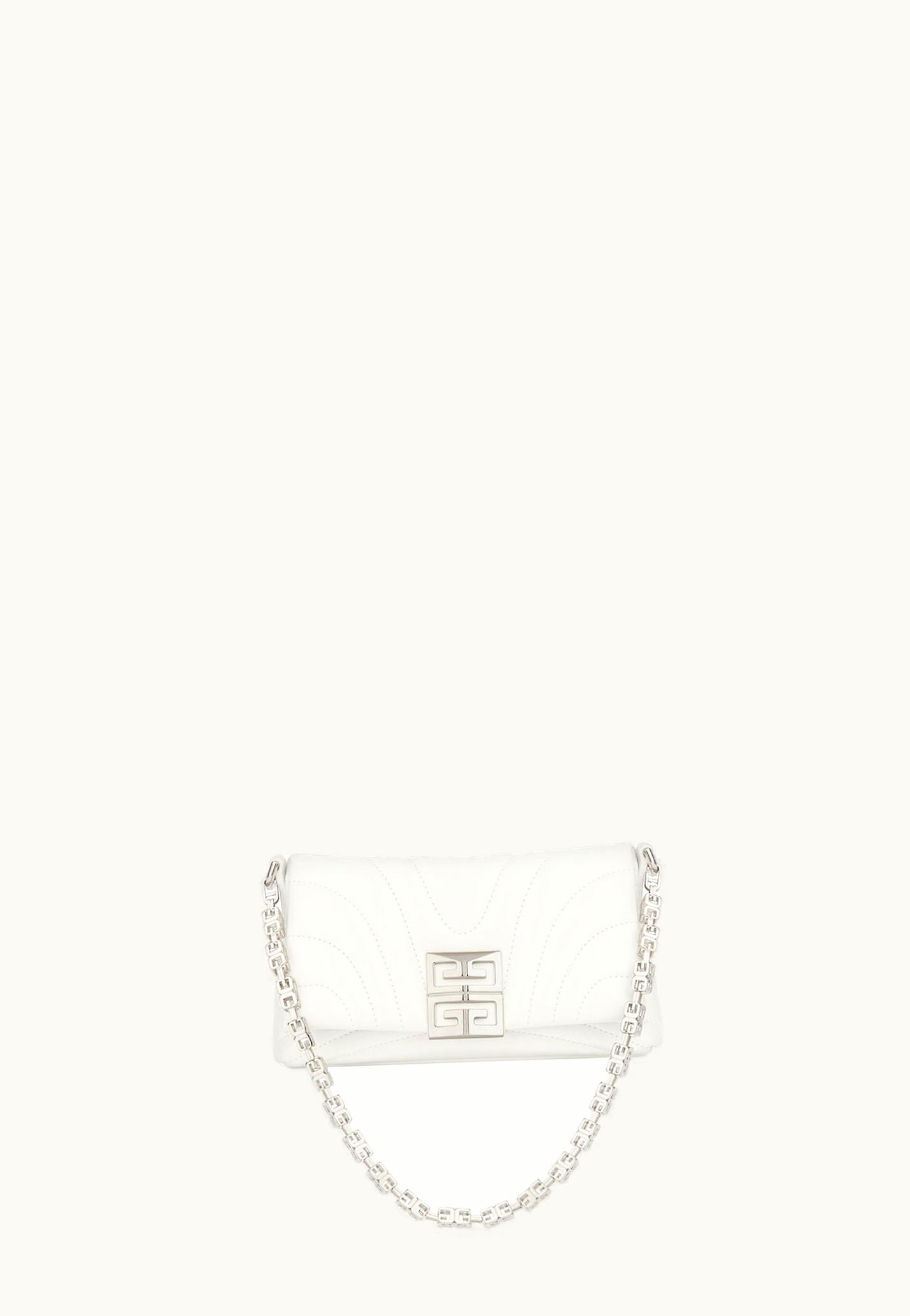 Givenchy Givenchy Micro 4G Soft Bag In Quilted Leather - Ivory